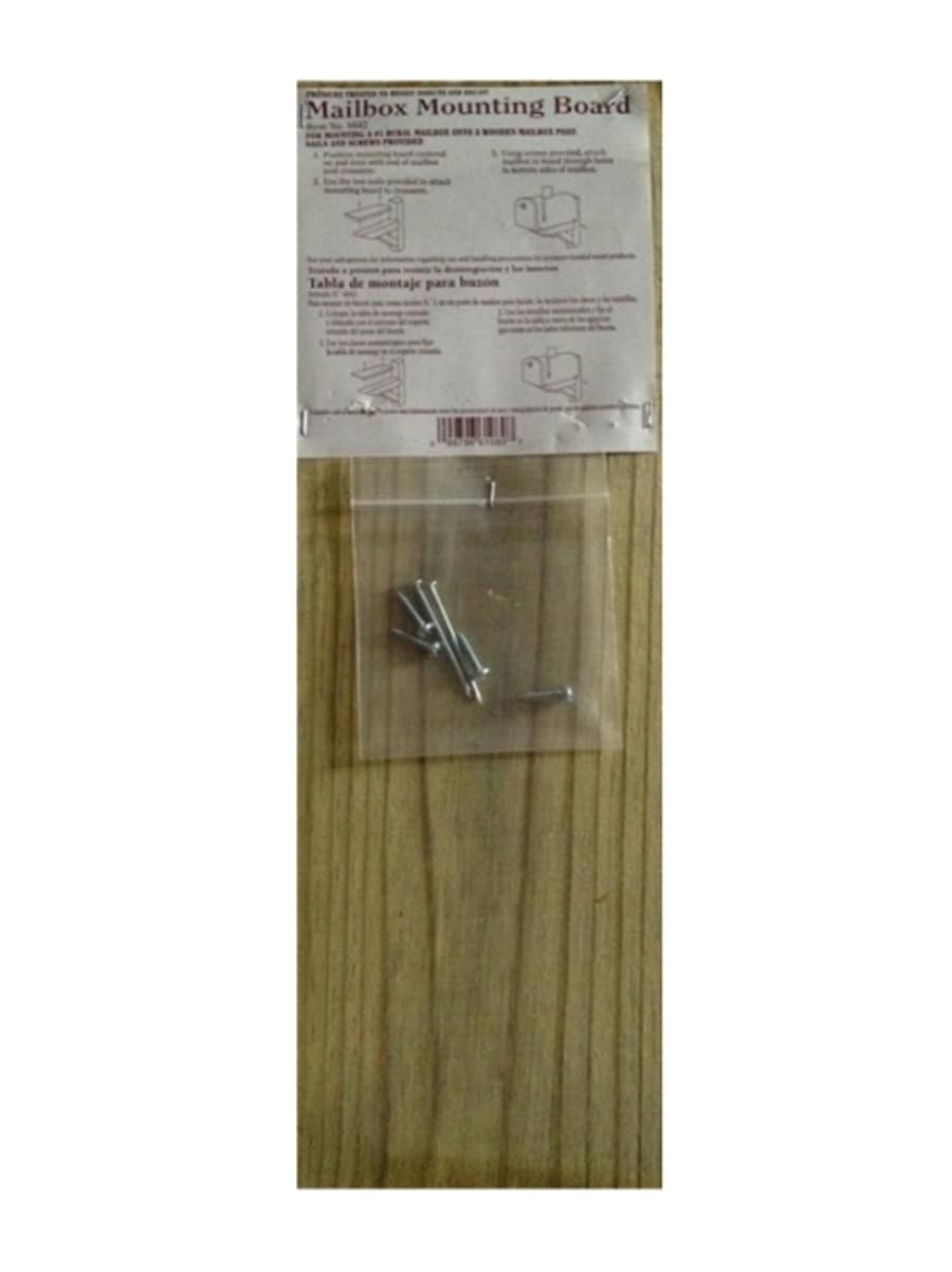 Severe Weather MBMBT15N Treated wood Mailbox mounting board