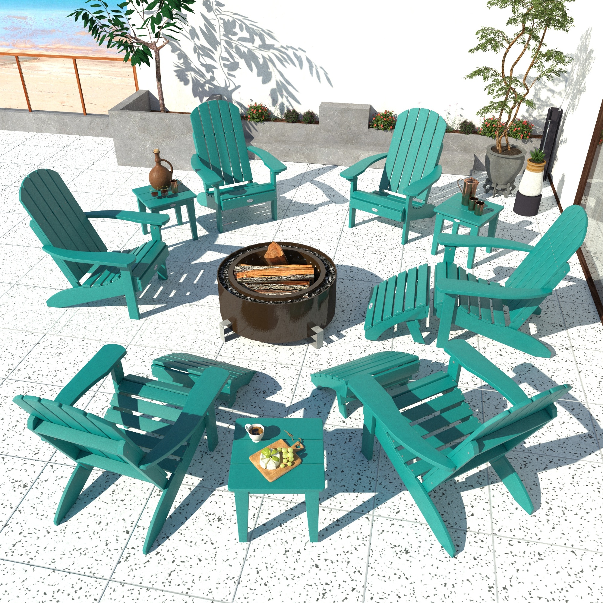 highwood BV-KT12CLAS103-SBL 12 -Piece Patio Conversation Set