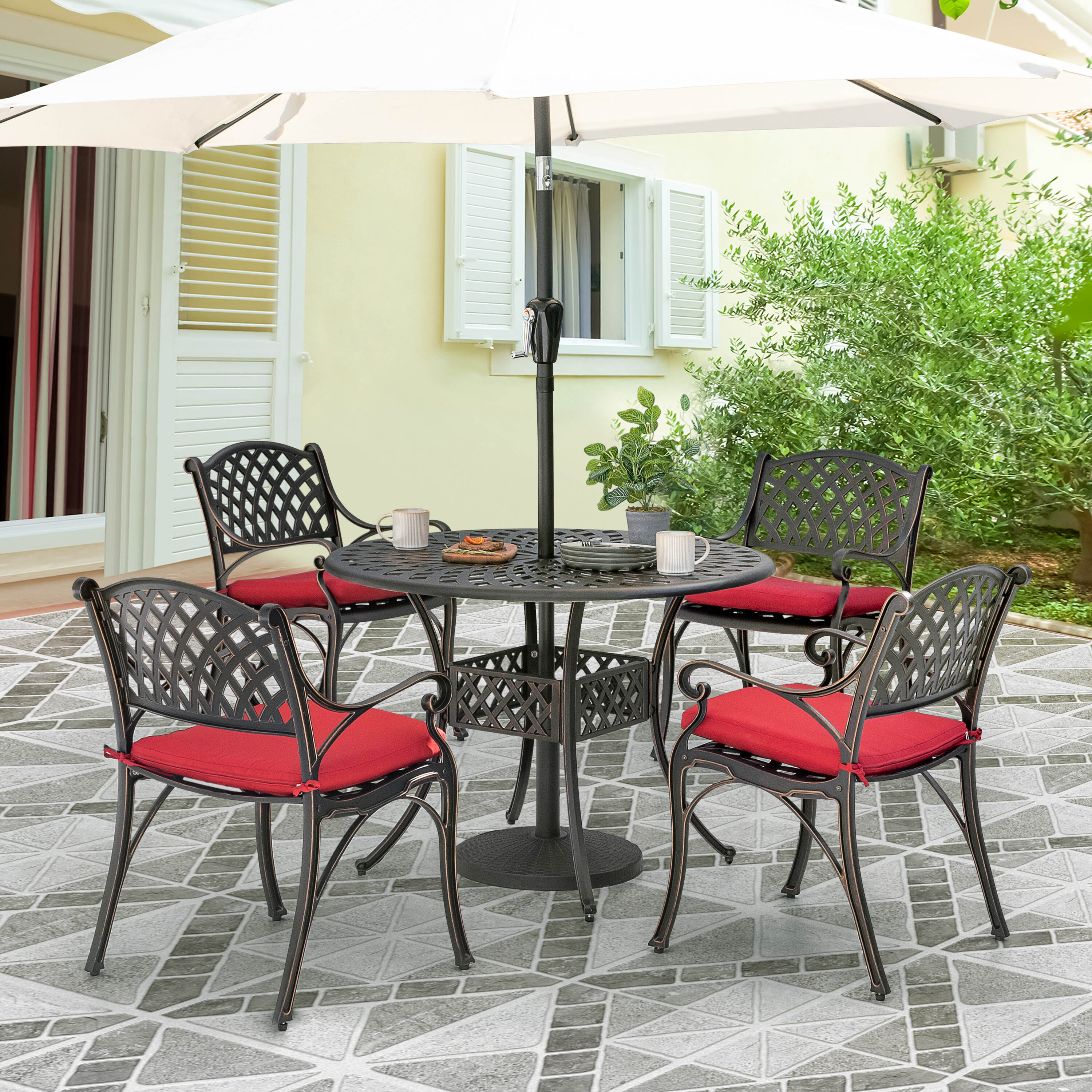 Nuu Garden SCD002-01A-0110 Patio-Dining-Sets - View #13