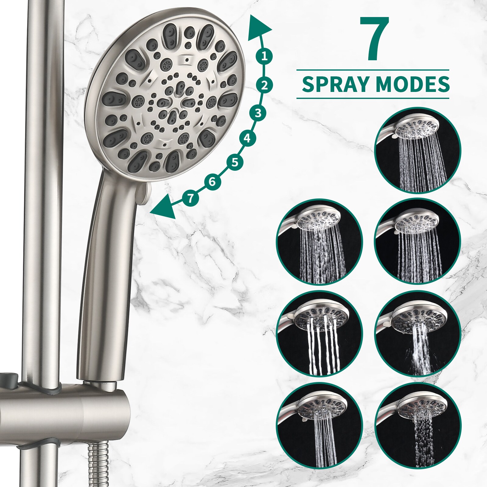 LOVMOR SF-M-W1219P155531 Showerhead-Bar-Panels - View #5