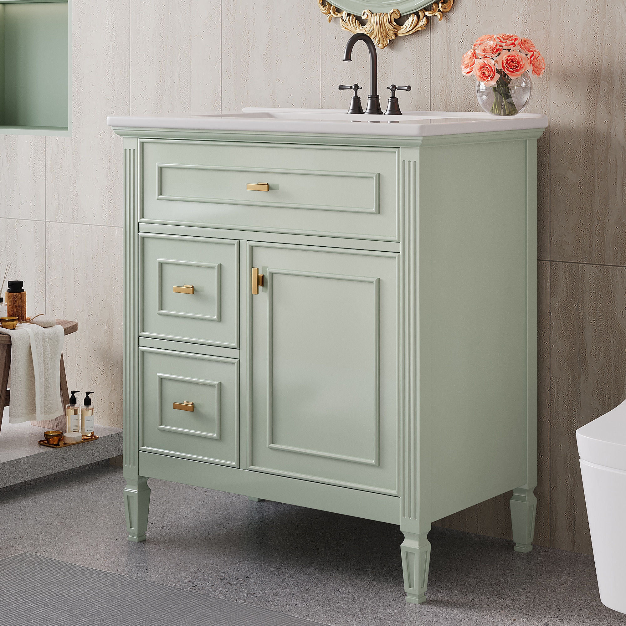 WELLFOR WA24-MBZ Bath-Vanity-Combo - View #6