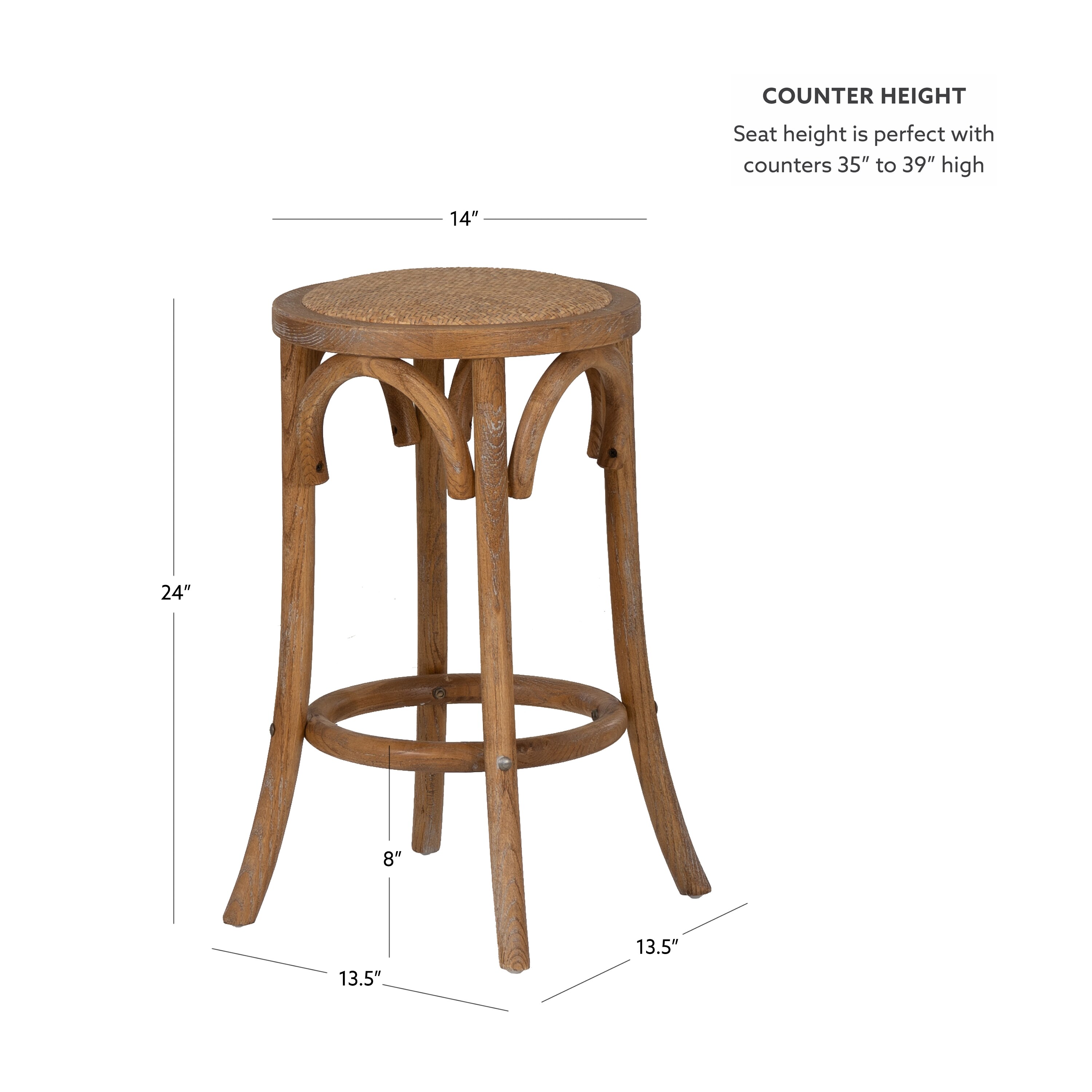 Linon CS153RATT01U stools - View #8