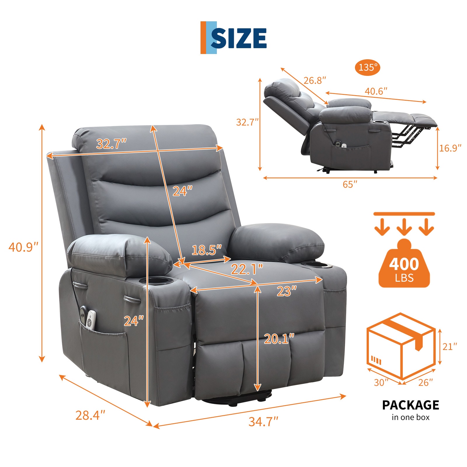 Qeetex SUN-PHK-333TGJ1Y recliners - View #3