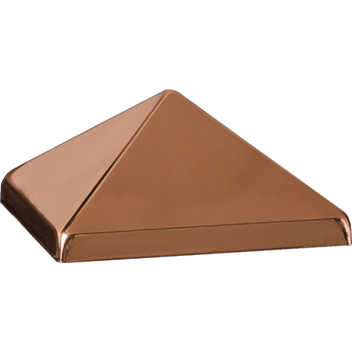 Deckorators  Polished Copper 4x4 Post Cap by CAPITOL CITY LUMBER