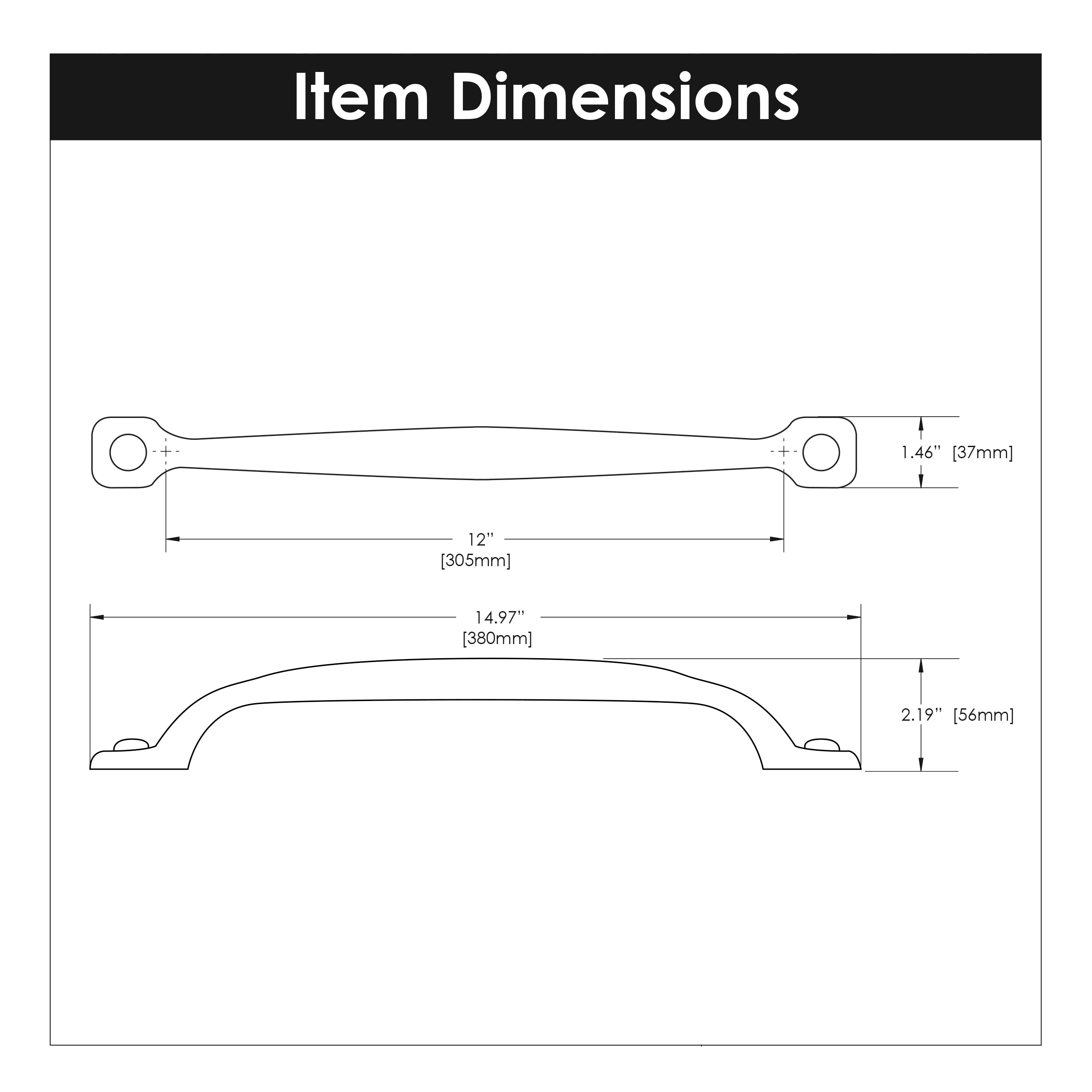 Hickory Hardware P3005-RI Cabinet-Pulls - View #4