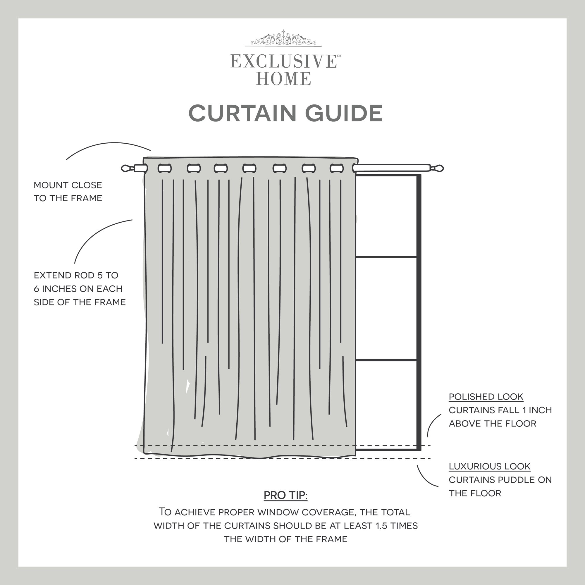 Exclusive Home YA013560DSEHE1 A159 curtains - View #6