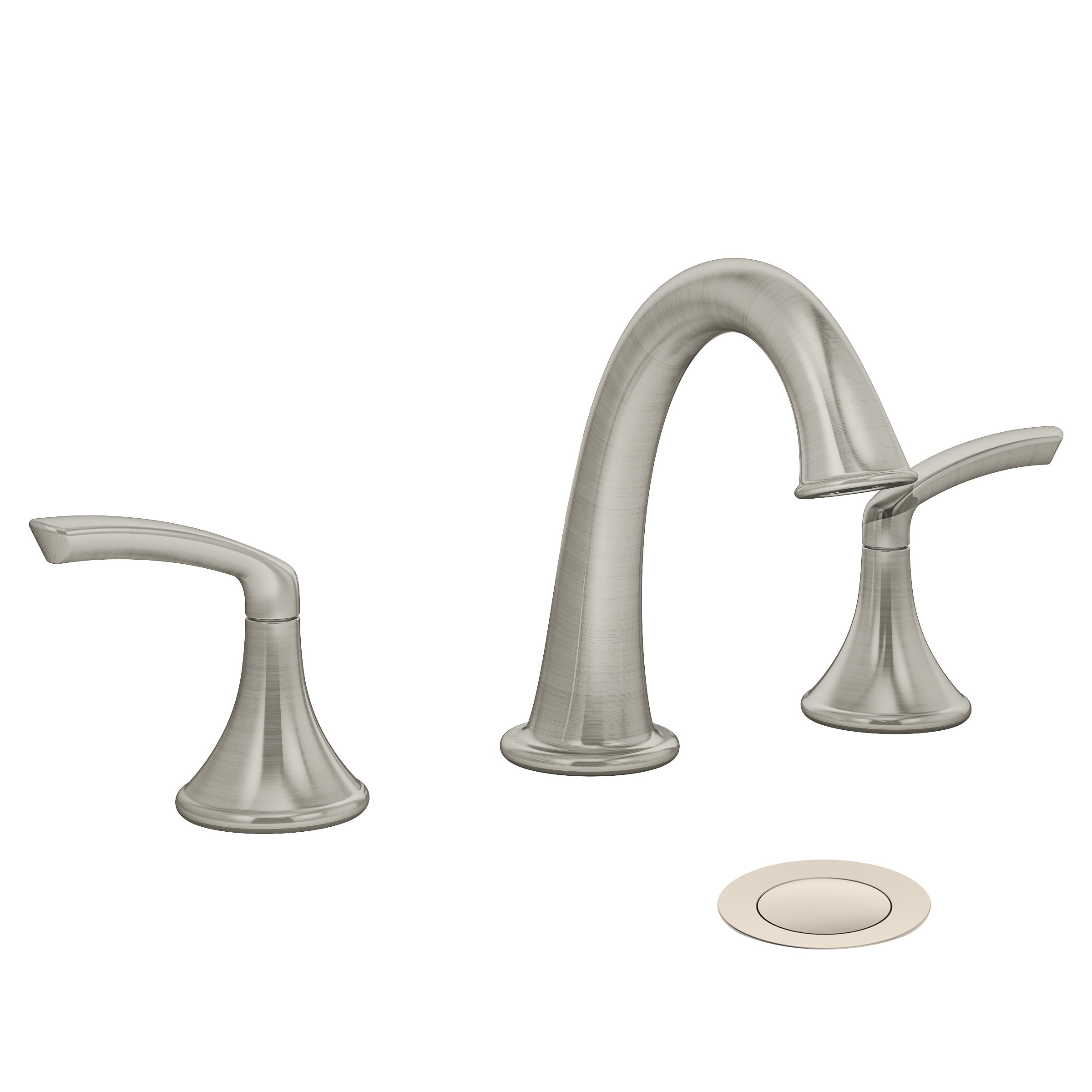 Symmons Elm Satin Nickel Widespread 2-Handle WaterSense Bathroom Sink ...