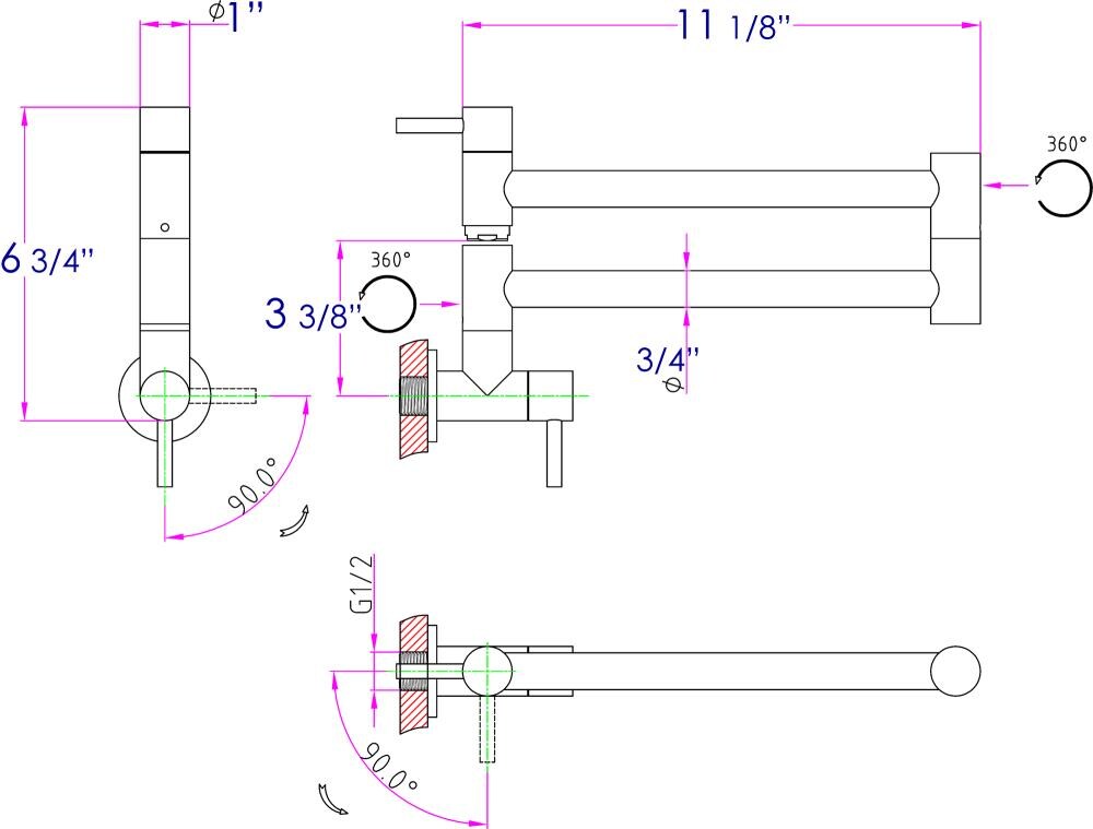ALFI AB5019-PSS Kitchen-Faucets - View #3