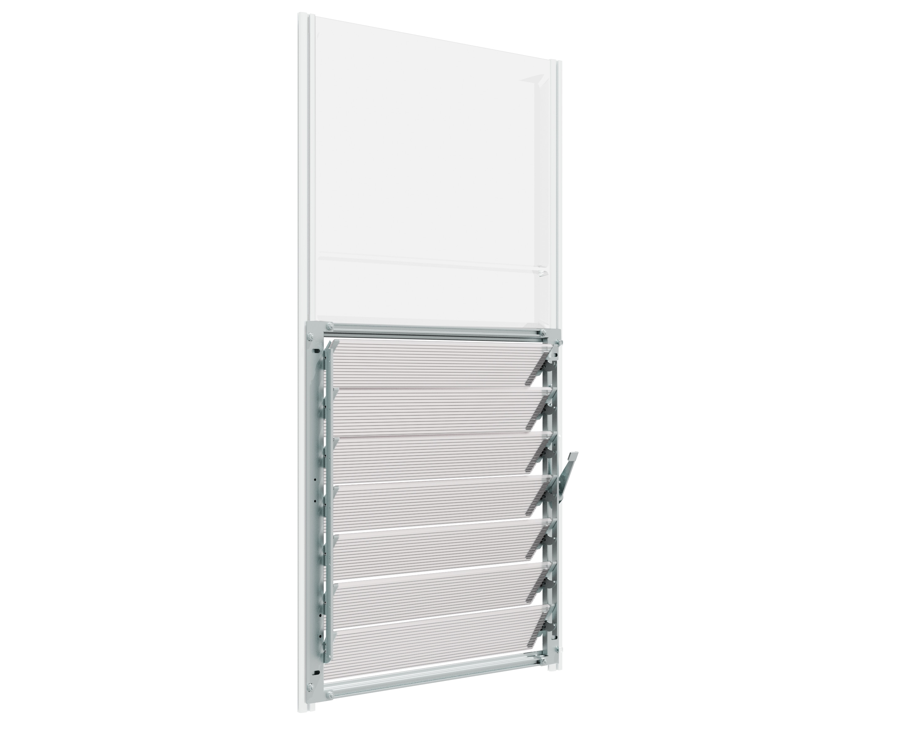 Canopia by Palram 702083 Side Louver Window Polycarbonate Greenhouse side louvre window