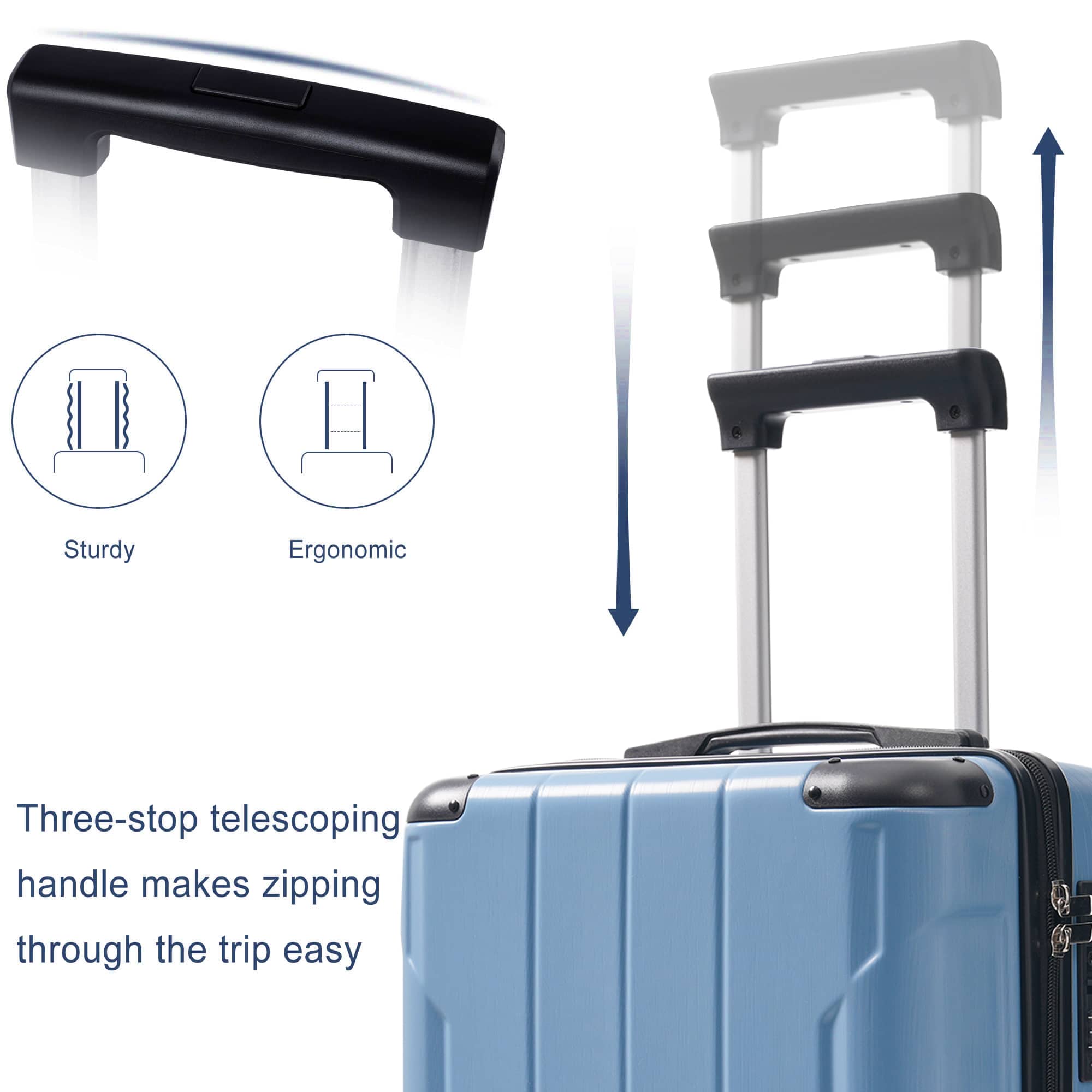 Vynxaria LEDD0570DJSNXLX019 Luggage-And-Luggage-Sets - View #7