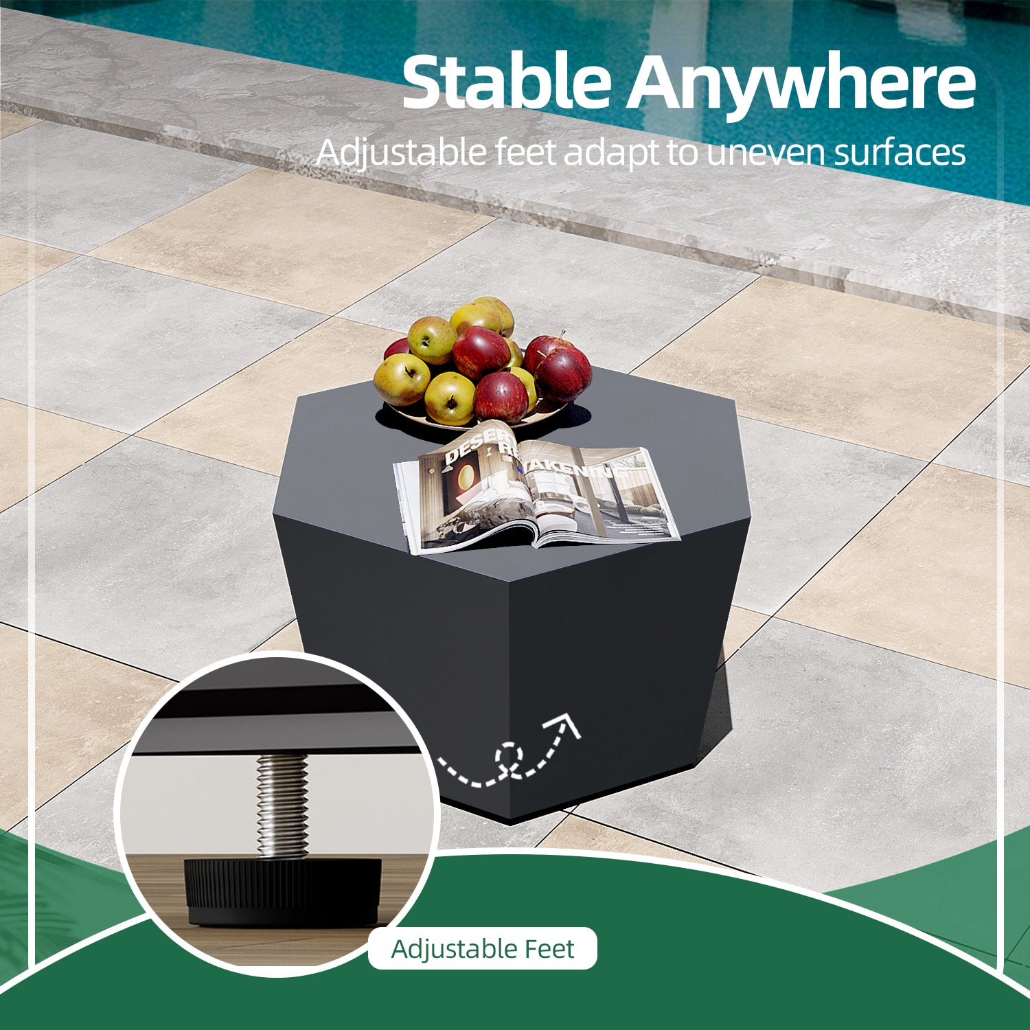 Patio Watcher LS-T28M-6BX-KCH Patio-Tables - View #7