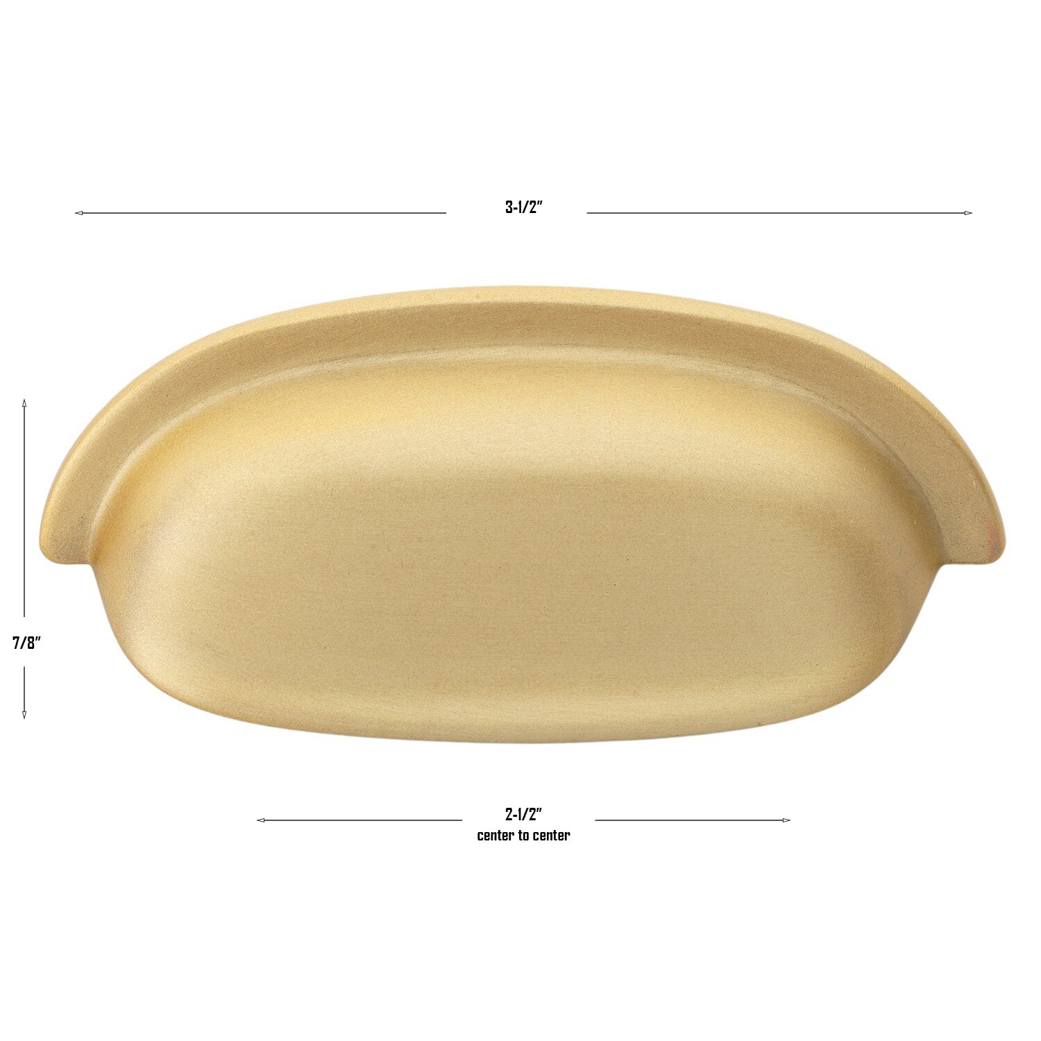 GlideRite Hardware 4081-SG-5 Cabinet-Pulls - View #4