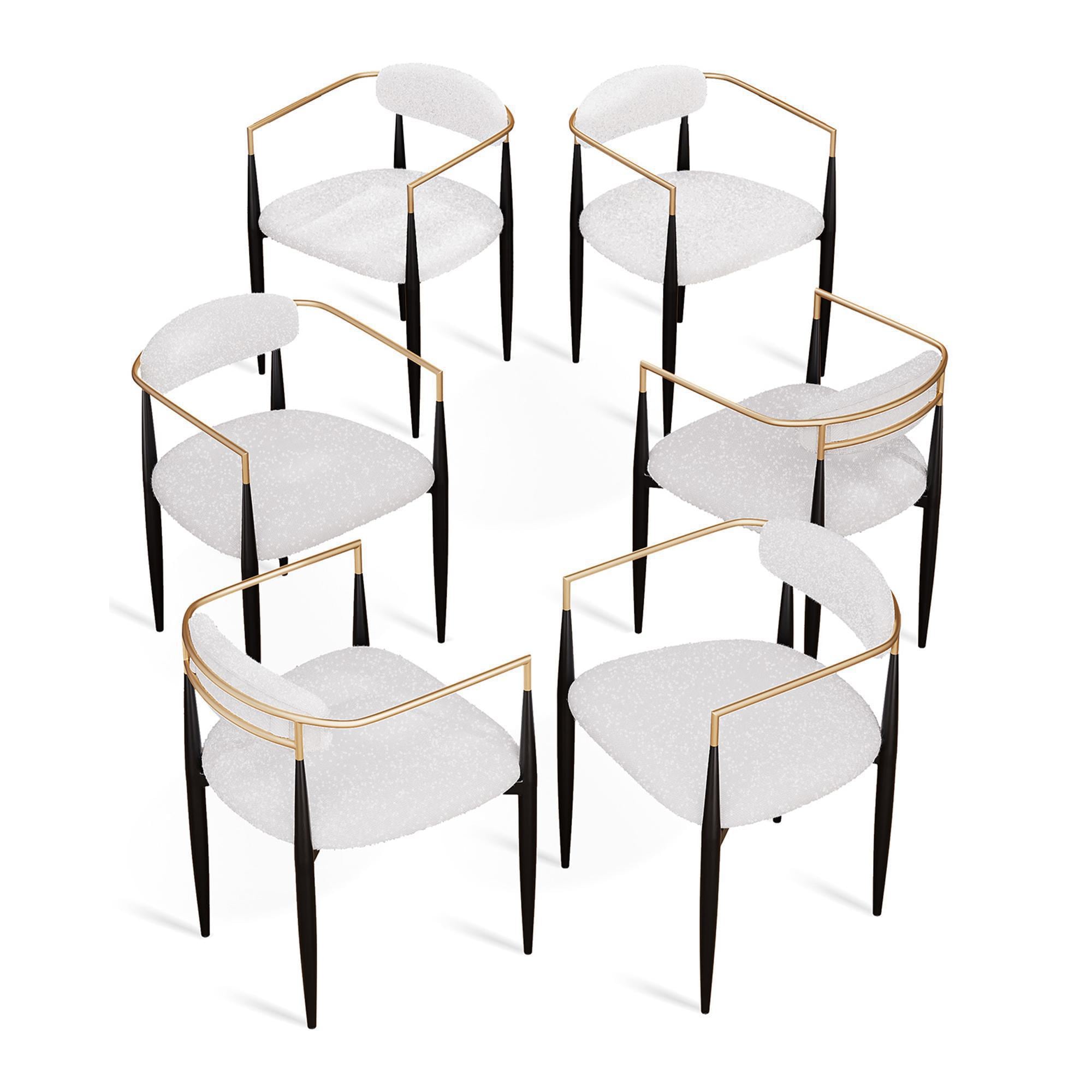 FARATI D2006DC-WHITE Dining-Chairs - View #8