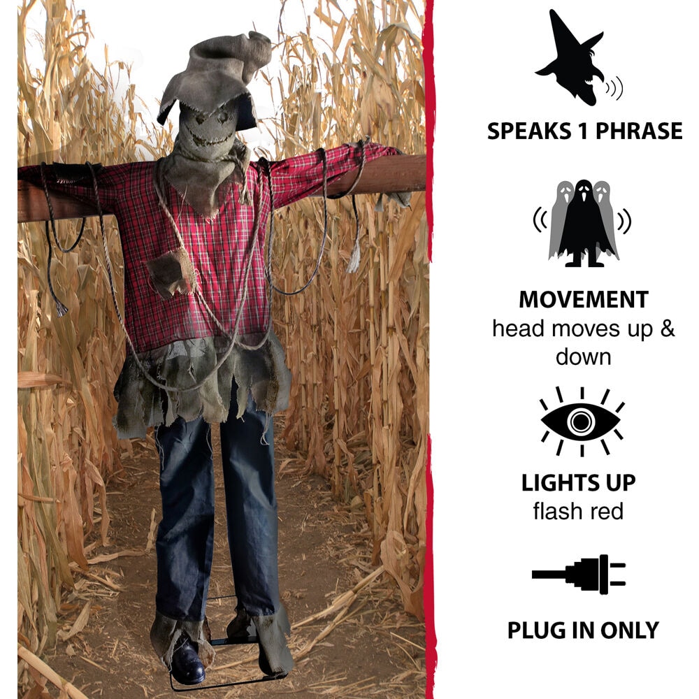 Haunted Hill Farm HHSCR-3FLSA Outdoor-Halloween-Decor - View #2