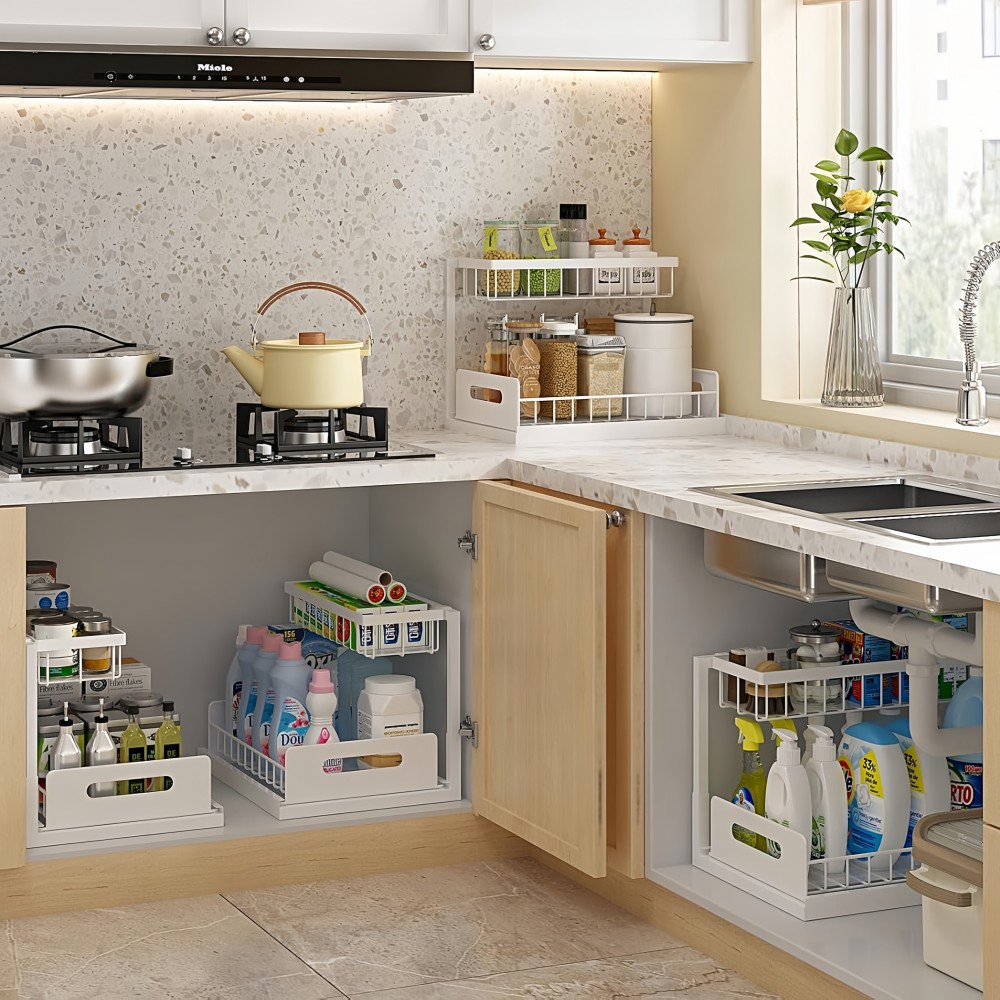 Numhew NHSEAN6645 Pull-Out-Cabinet-Baskets - View #3