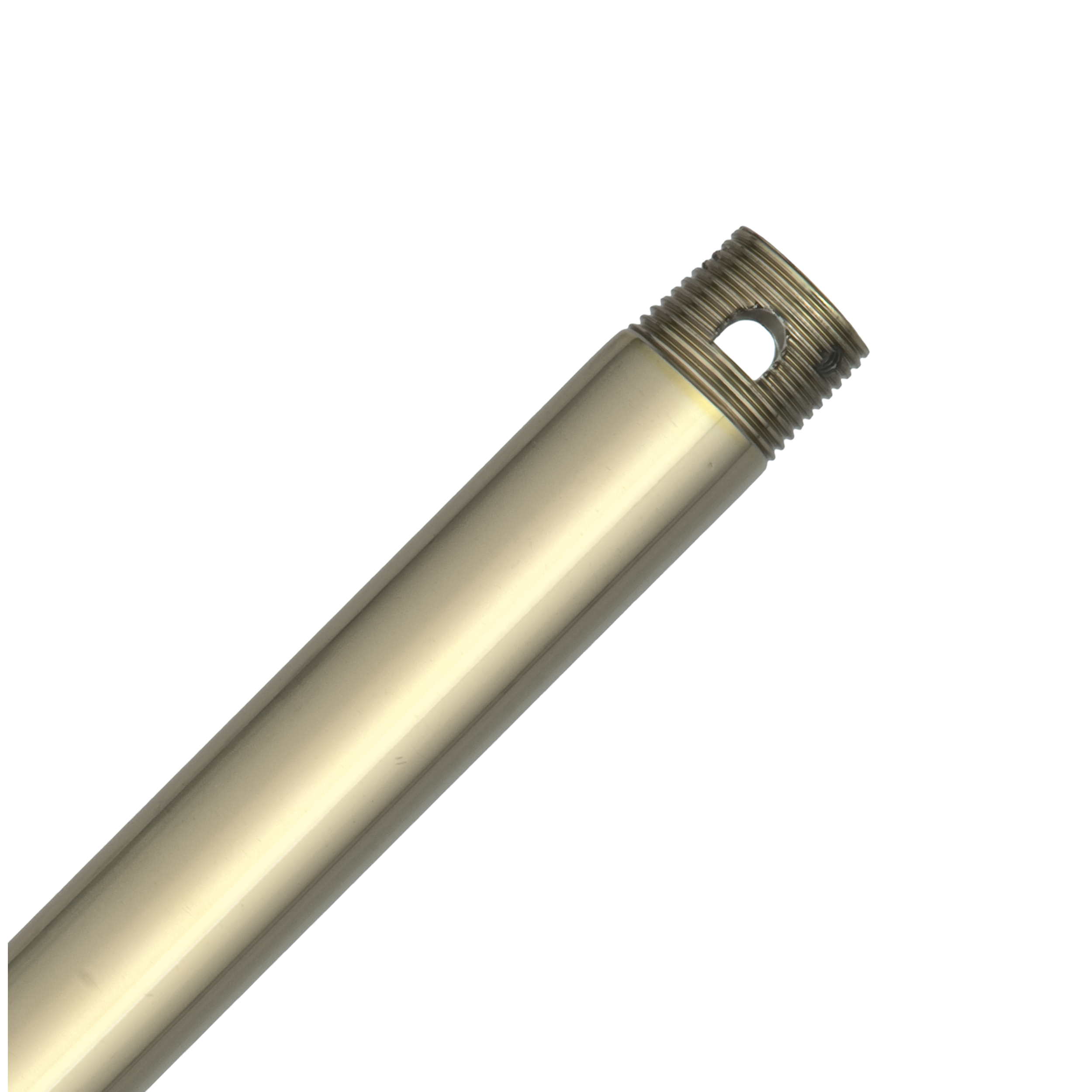 Hunter 23062 Universal 72-in Bright brass Steel Indoor Angle Mount Capable Ceiling Fan Downrod