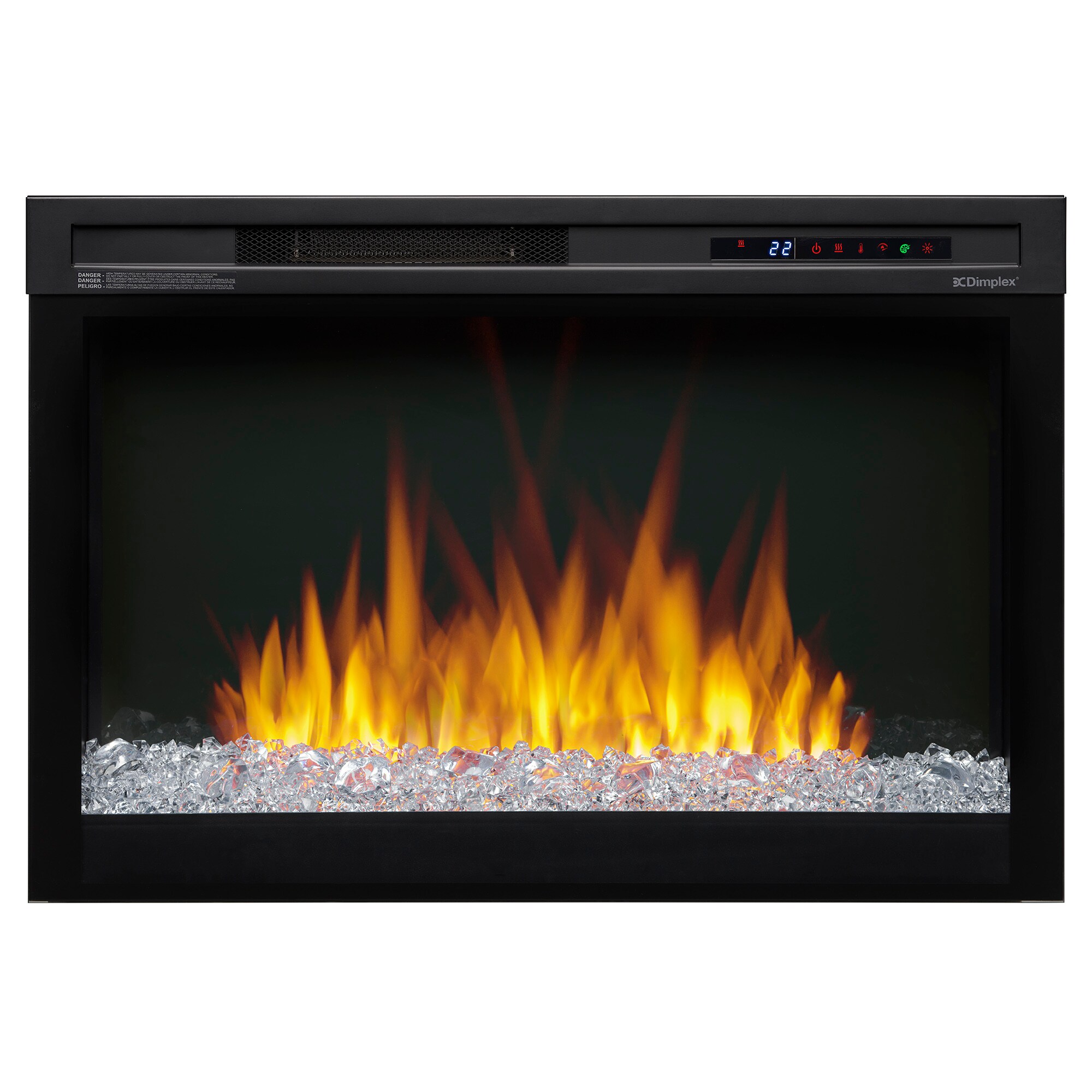 Dimplex 500001757 33.08-in Black Electric Fireplace Insert