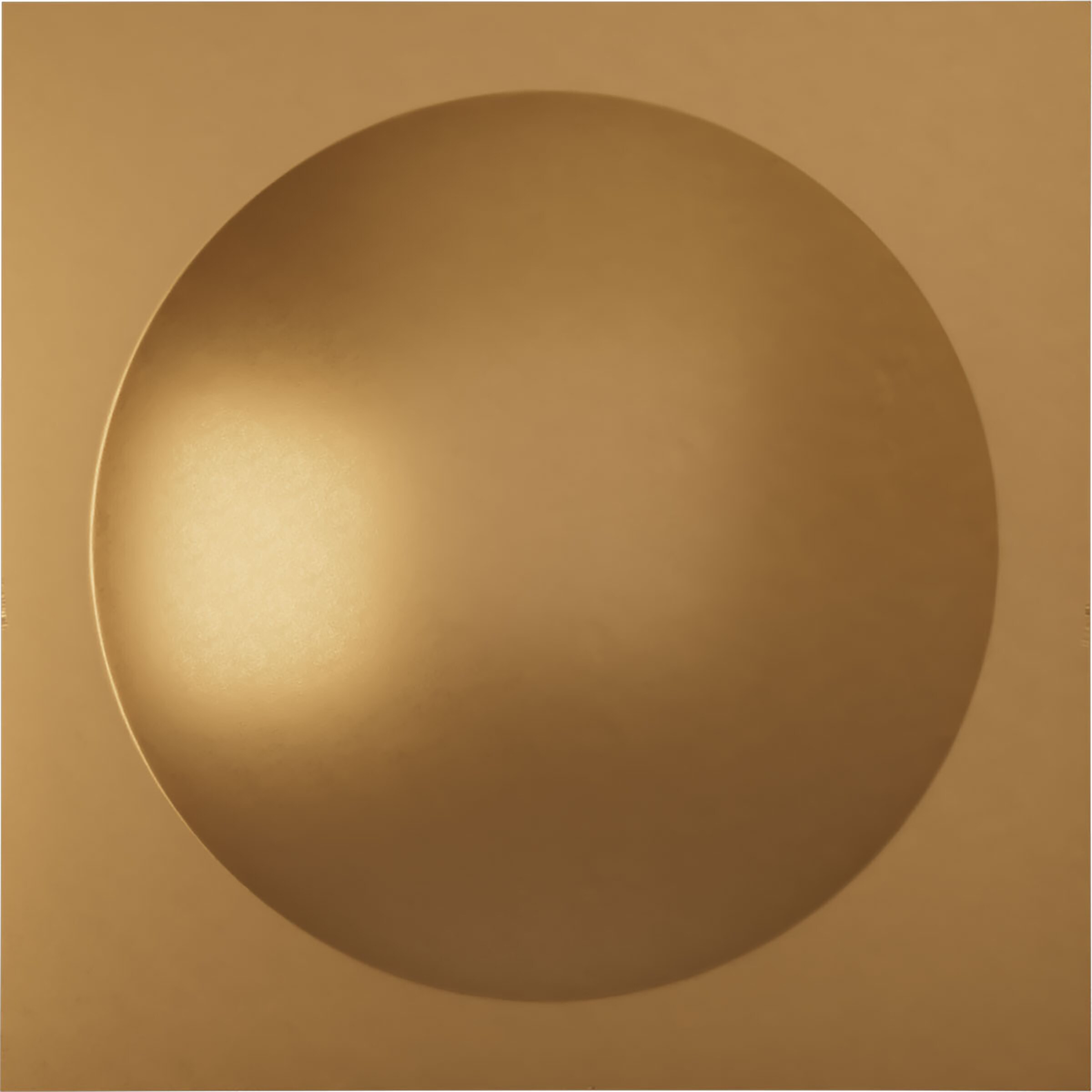 Ekena Millwork WP20X20SNBGL 19-5/8-in x 19-5/8-in Embossed Bright Coat Gold PVC Wall Panel