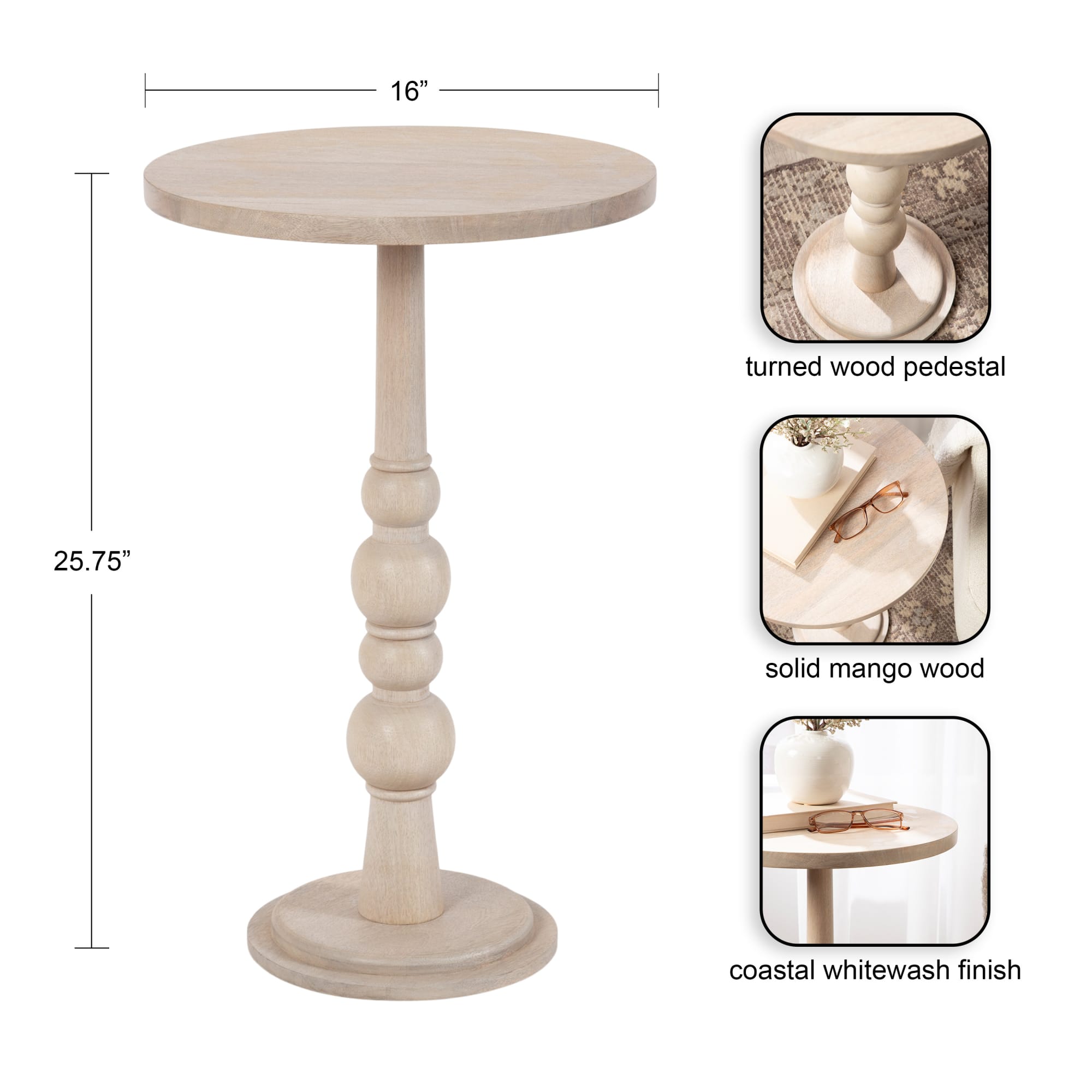 Kate and Laurel 228648 End-Tables - View #2