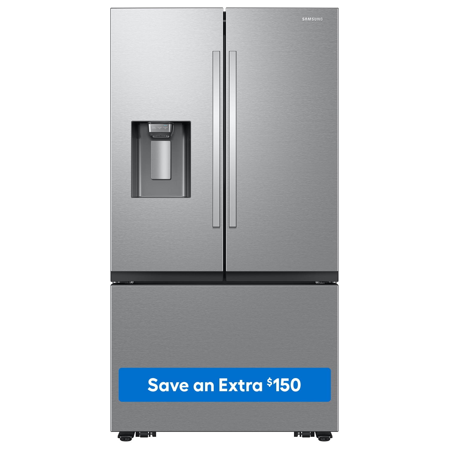 Samsung Mega Capacity 30.5-cu ft Smart French Door Refrigerator with Dual  Ice Maker (Fingerprint Resistant Stainless Steel) ENERGY STAR in the French  Door Refrigerators department at
