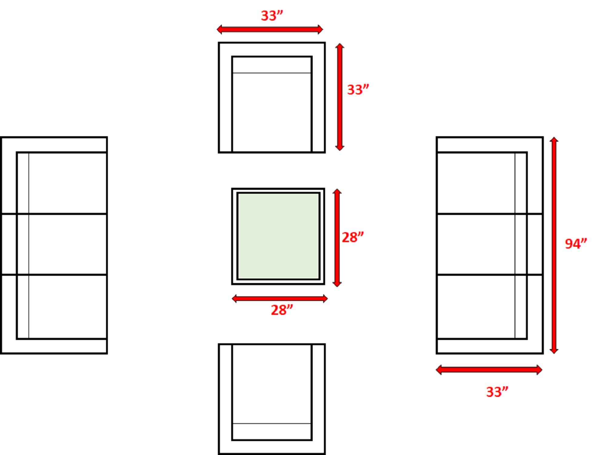 Living Source International CM-7101 Patio-Conversation-Sets - View #4