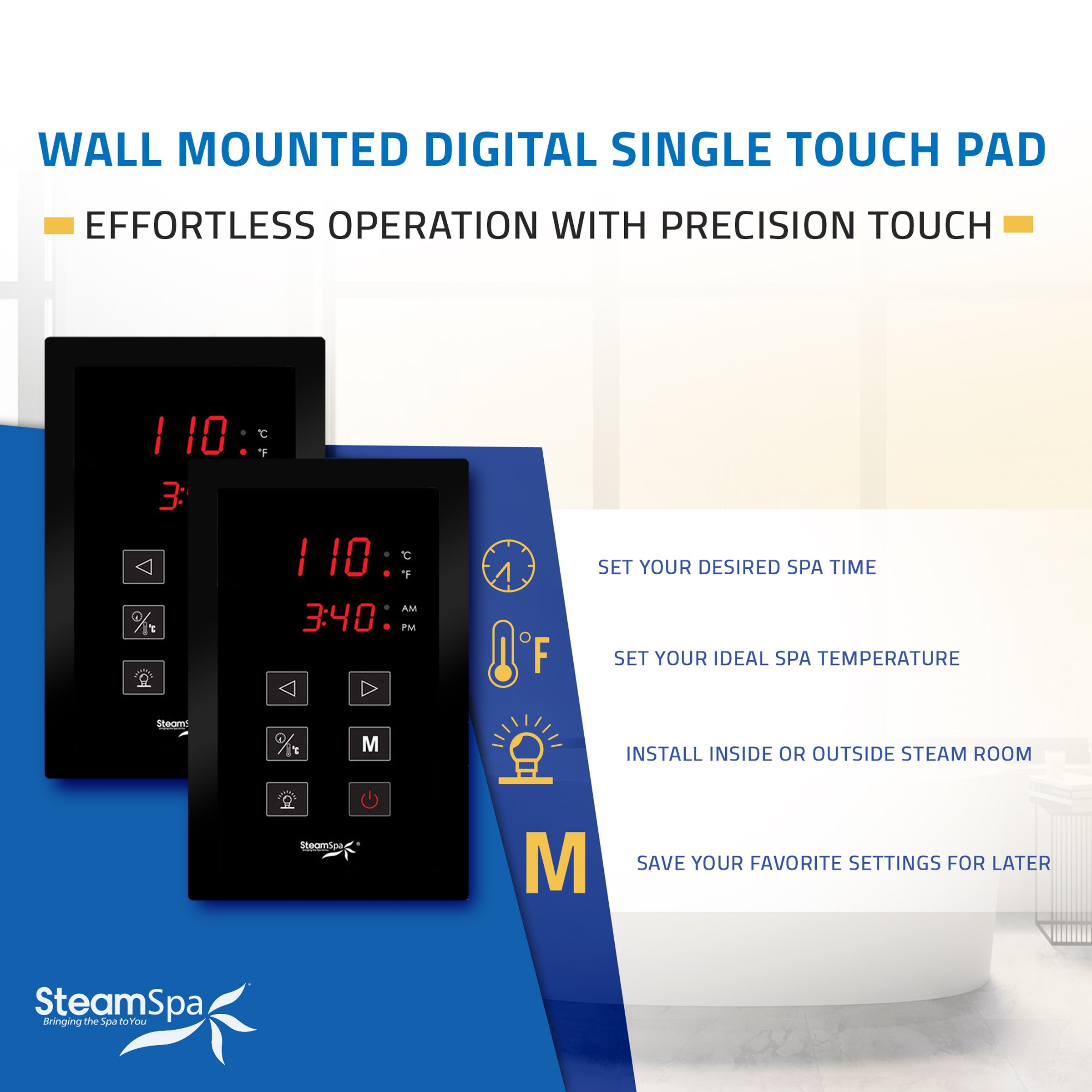 SteamSpa RYTS1200MK-A Steam-Showers - View #6