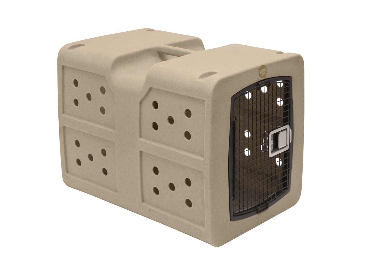 Good Ideas D2-G3LRG-FRM-COY Large (41 - 65 lbs.) Plastic Dog Crate 2.933-Feet L x 2.042-Feet W x 2.208-Feet H )