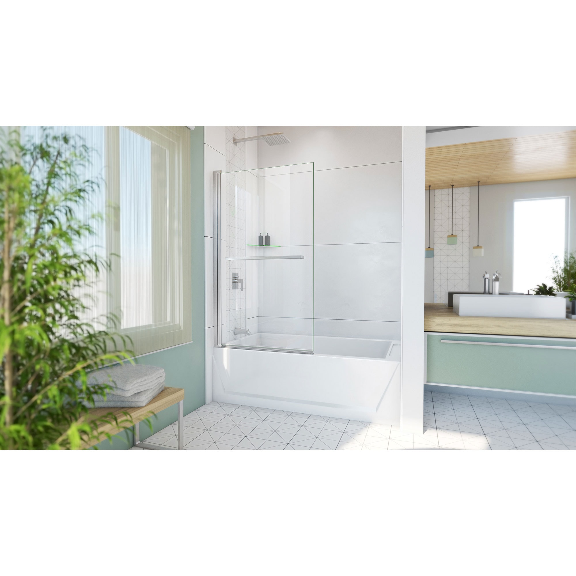 DreamLine SD-373458Q-04 Bathtub-Doors - View #3