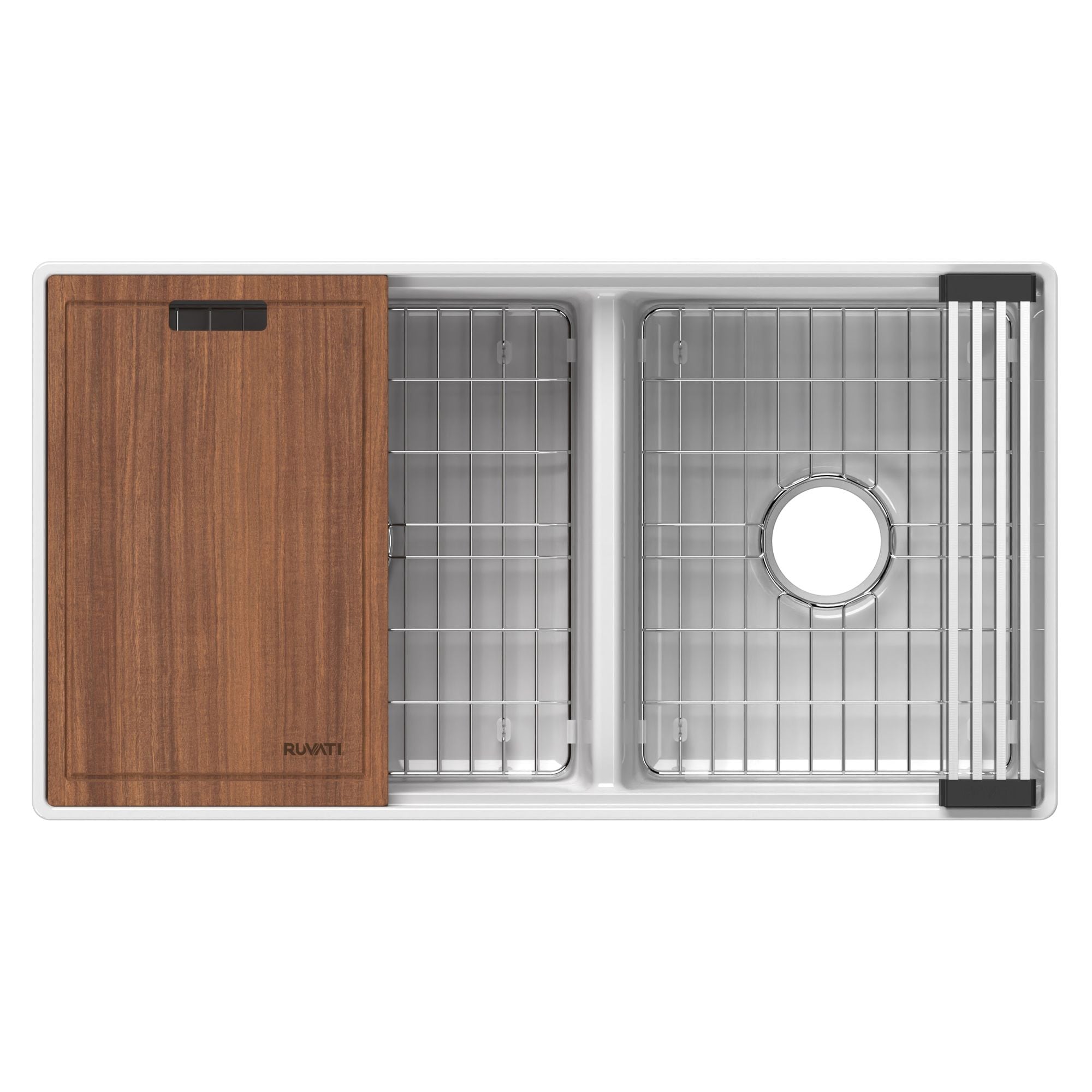 Ruvati RVL2382WH Kitchen-Sinks - View #4