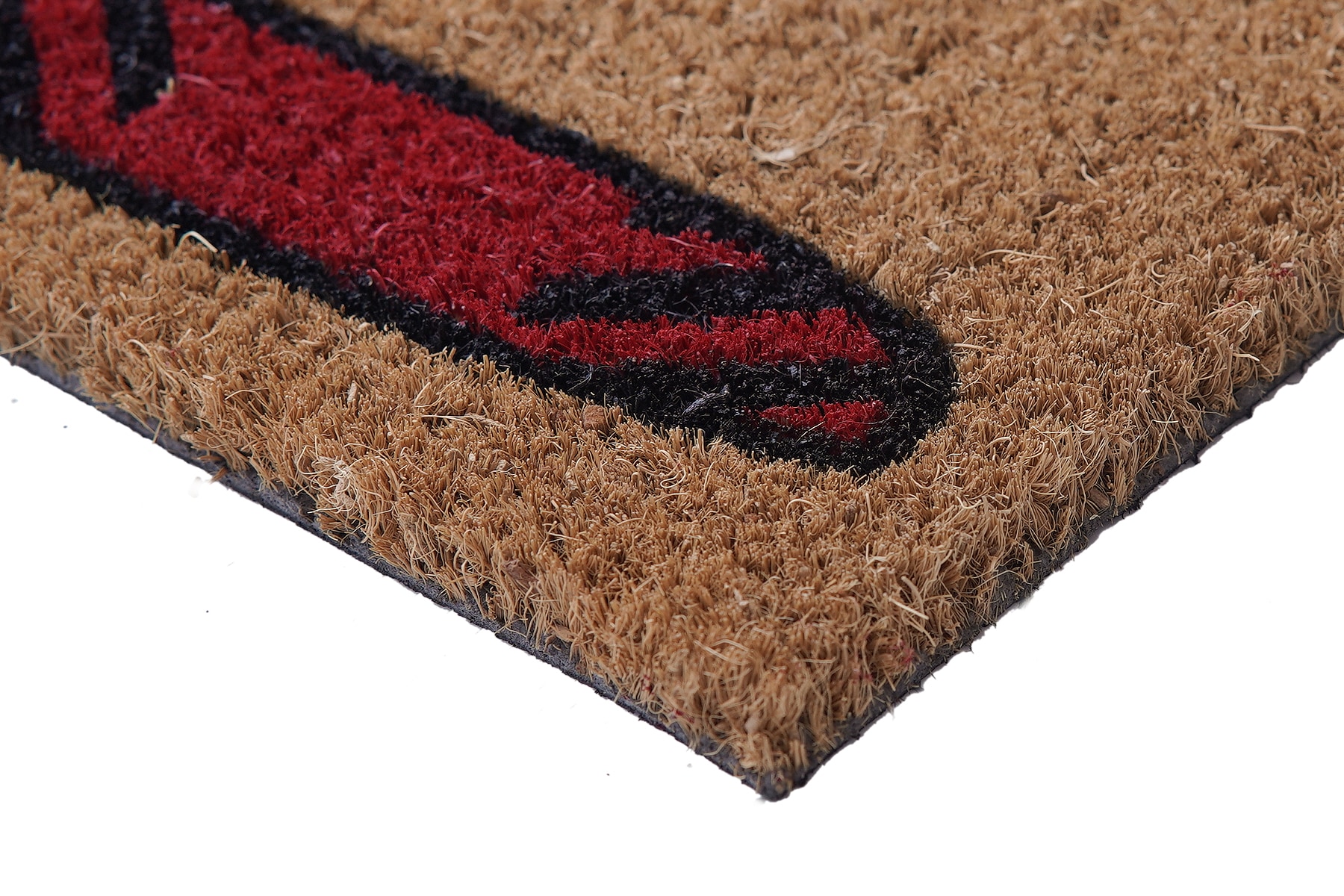 Holiday Living 2-ft x 3-ft Natural Rectangular Indoor Decorative Door Mat  in the Mats department at