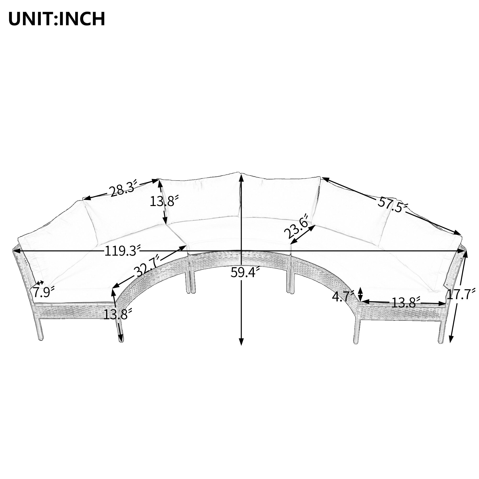Bayfeve BFUS-377E-PCS Patio-Conversation-Sets - View #3