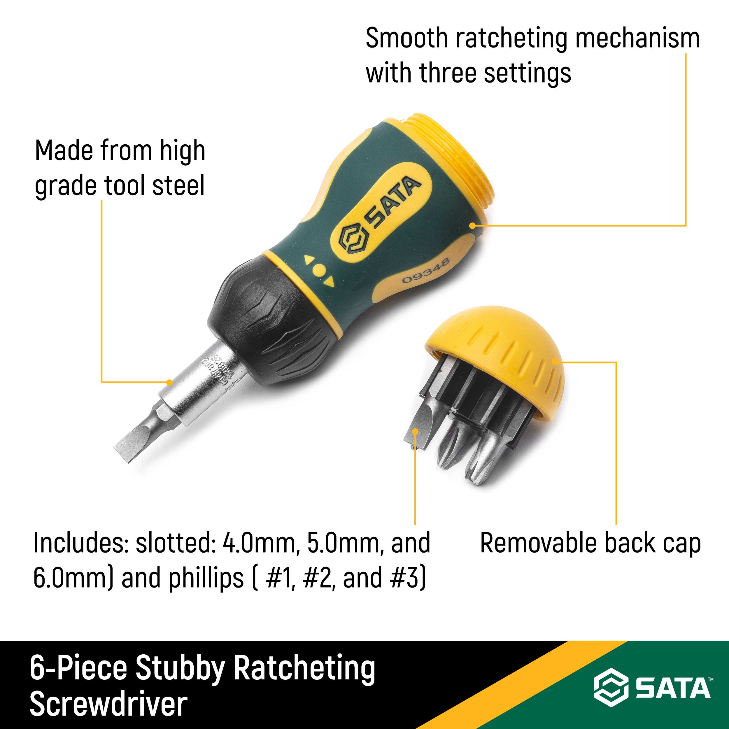 SATA ST09348 Screwdrivers-Individual - View #2