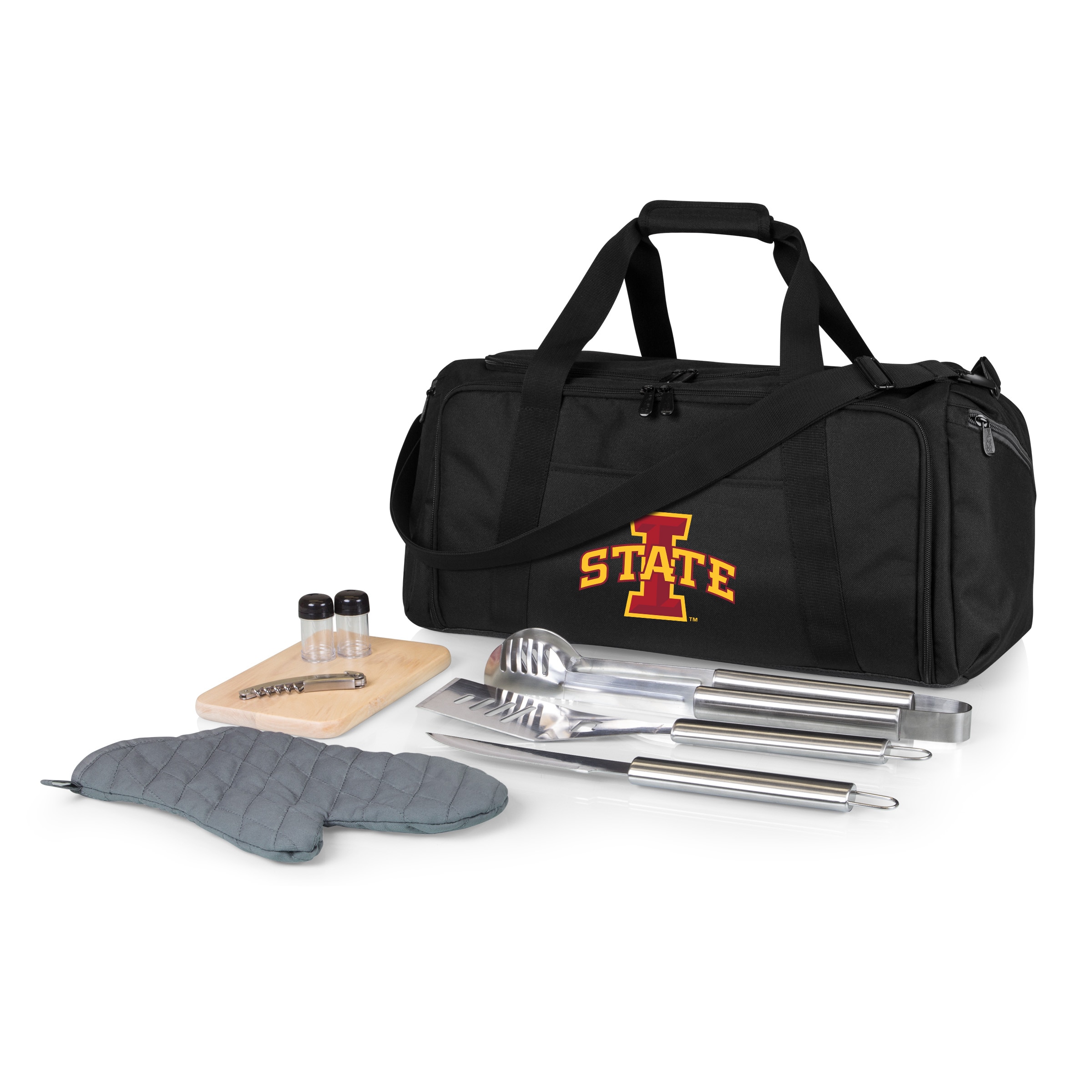 Picnic Time Stainless Steel 9-Piece Grilling Accessory Kit with Heat-Sealed Interior Liner and Multiple Storage Pockets 757-06-175-464-0 Sansujyuku sansujyuku.com