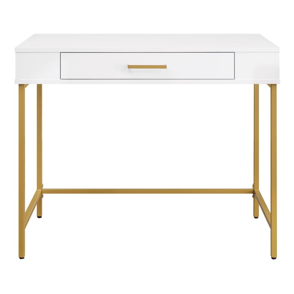 Osp Home Furnishings Modern Life 36 In Gold Contemporary Writing Desk The Desks Department At Com Osp Home Furnishings Modern Life 36 In, American Trails Art Deco Writing Desk