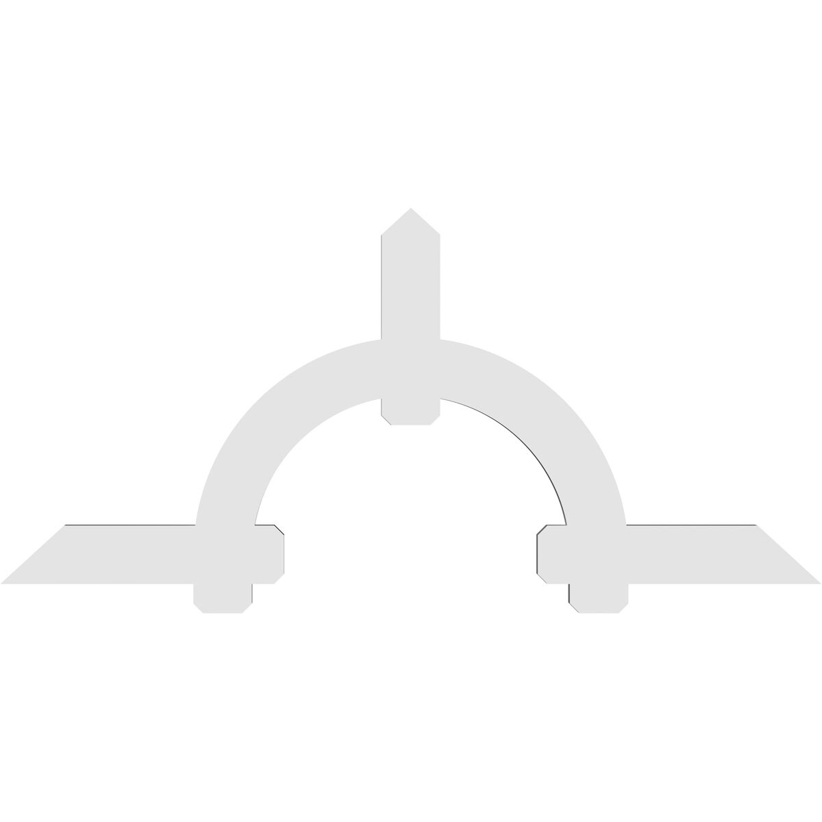 Ekena Millwork GBP084X39X0206ERI00 Exterior-Brackets-Braces - View #4