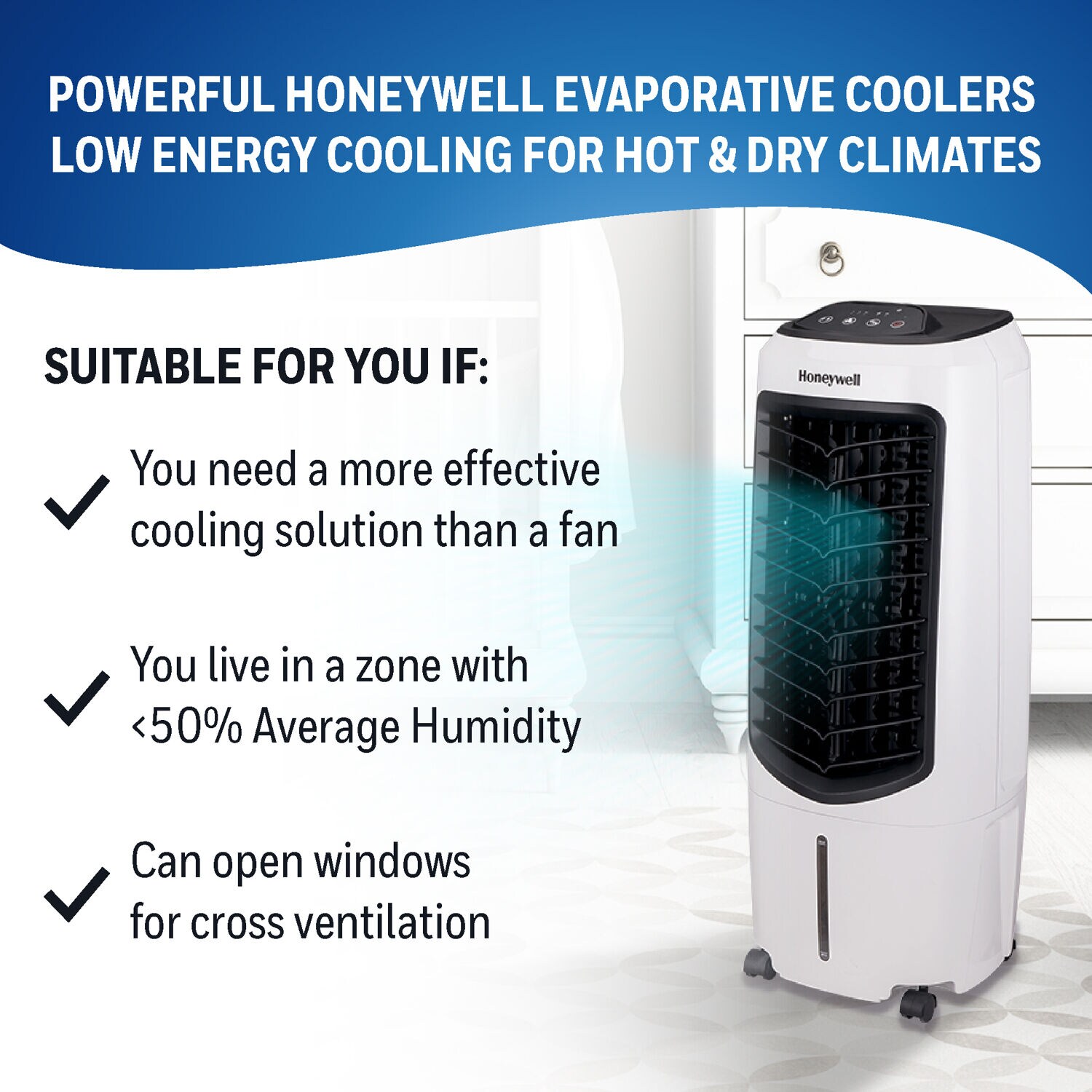 Honeywell TC10PEU Evaporative-Cooler - View #12