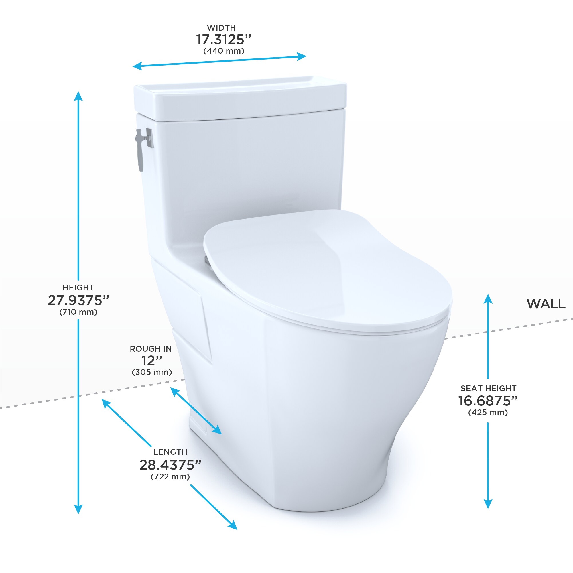 TOTO MS626234CEFG-01 toilets - View #2