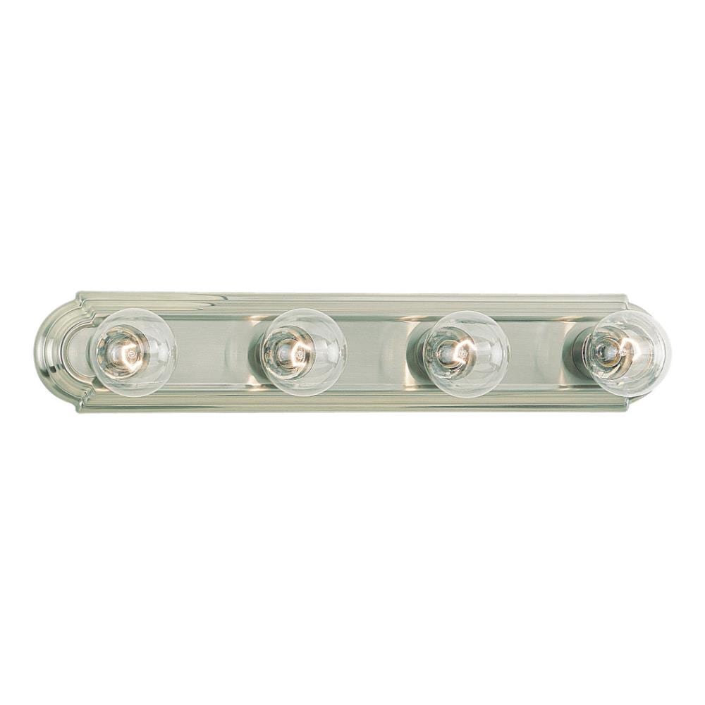 Generation Lighting 4701-962 De-Lovely 24-in 4 -Light Brushed Nickel Transitional Vanity light bar