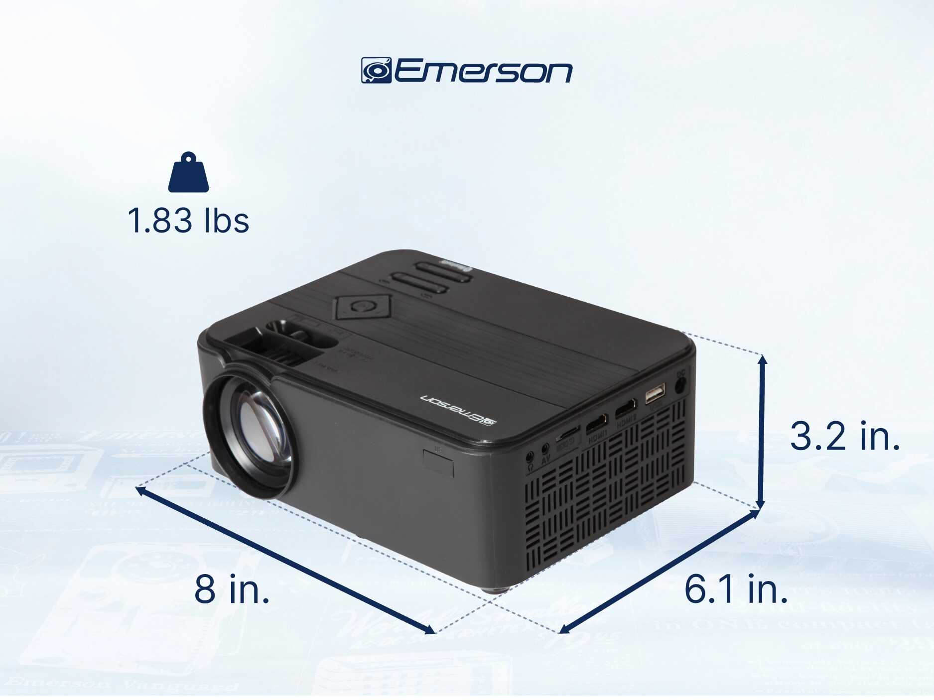 Emerson EVP-2000 projectors - View #3