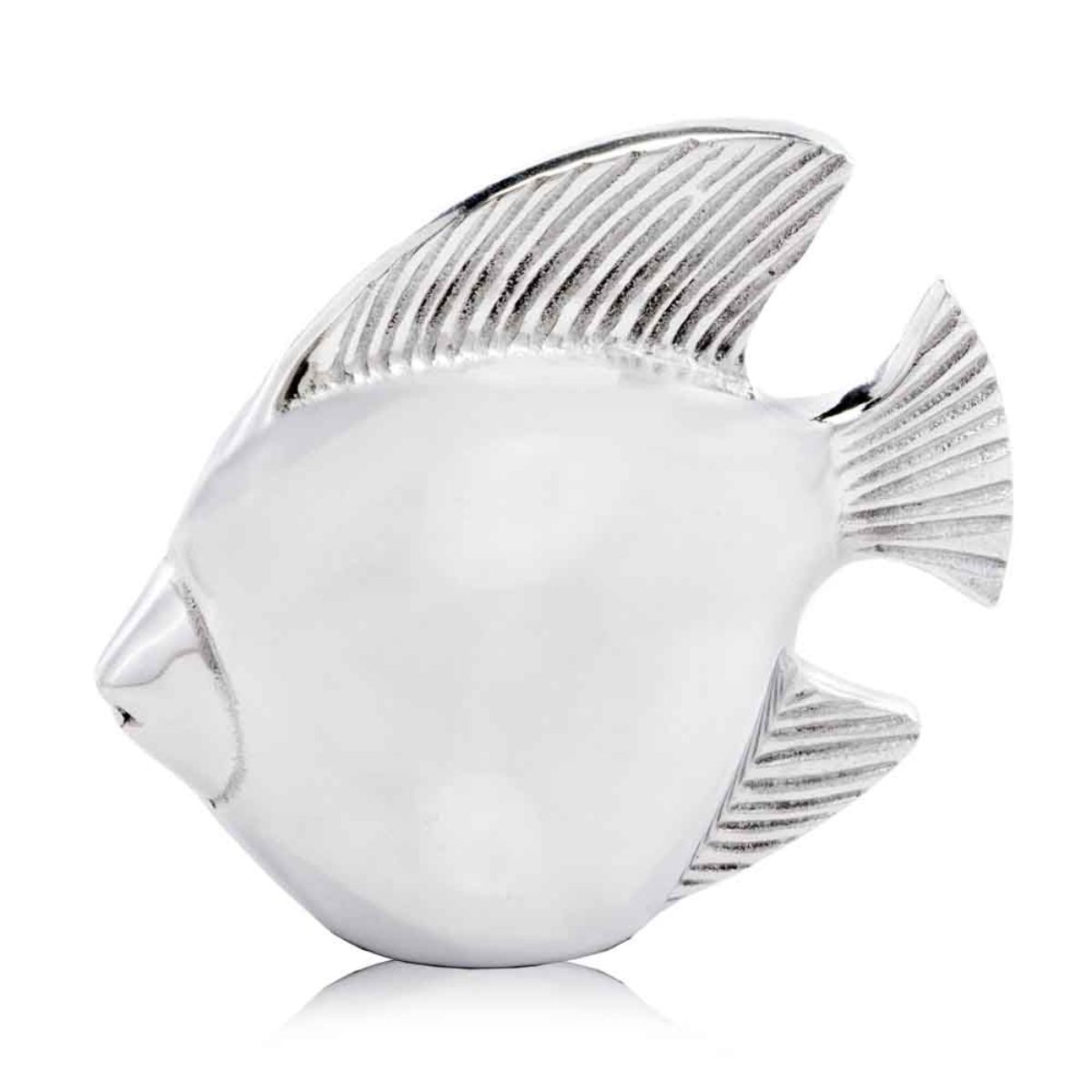 HomeRoots 354625 Silver Aluminum Modern Sculpture