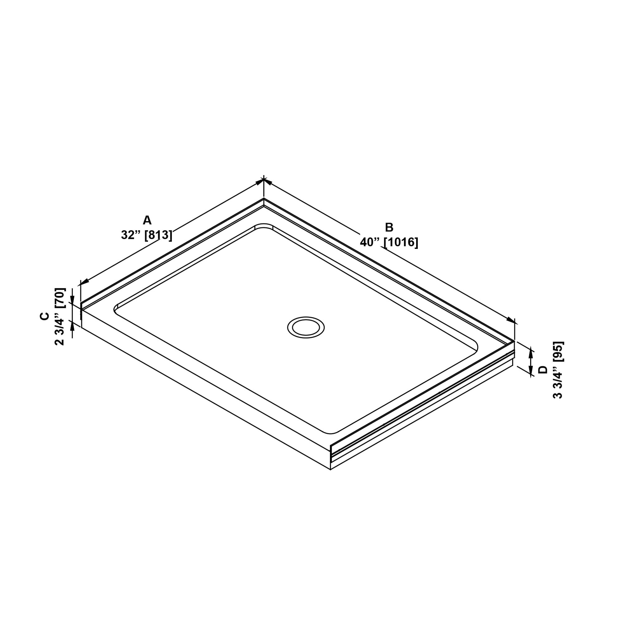 OVE Decors 15SBR-BALI40-WHT Shower-Floors - View #3
