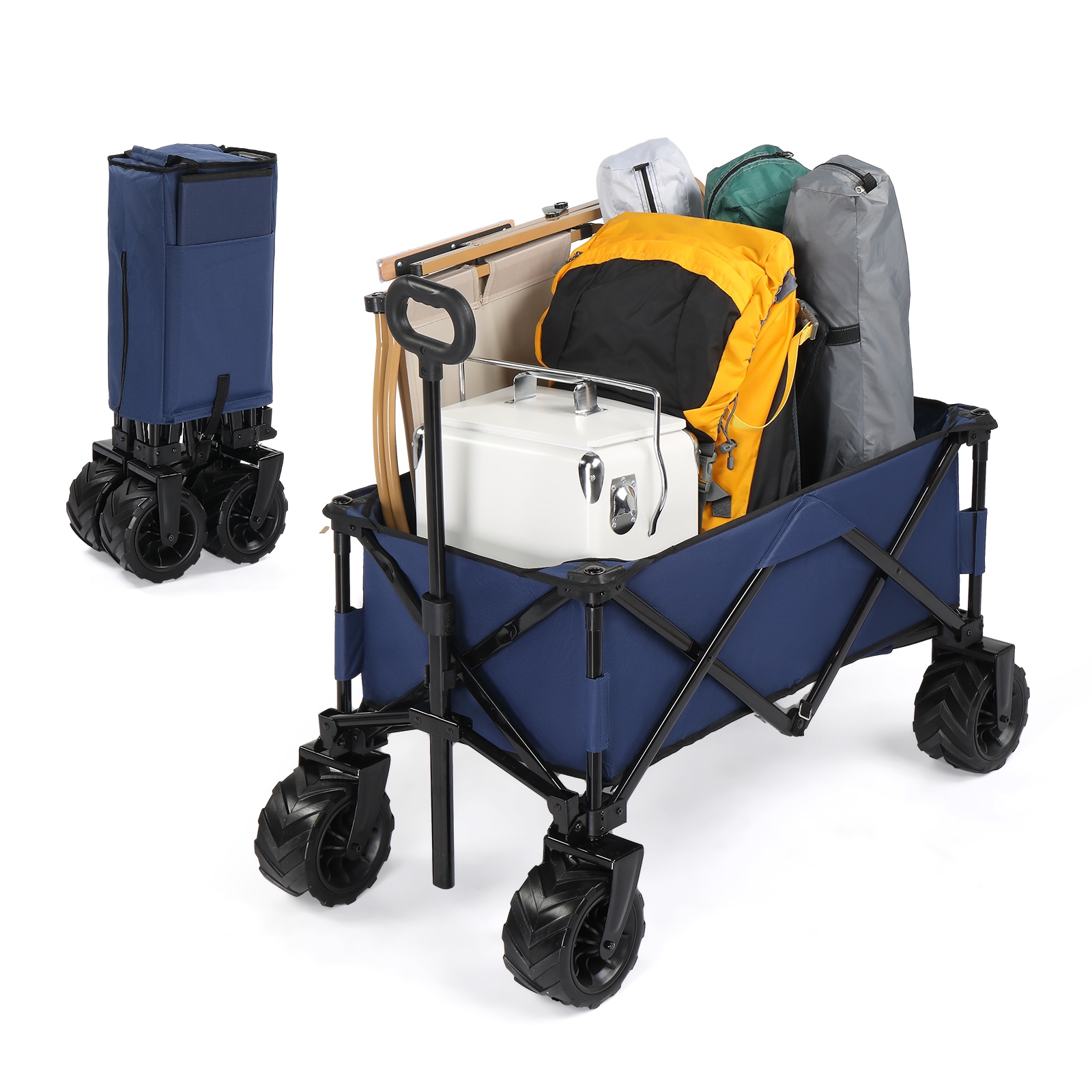 Outopee LO1G54000058 4.42-cu ft Nylon Folding Yard Cart