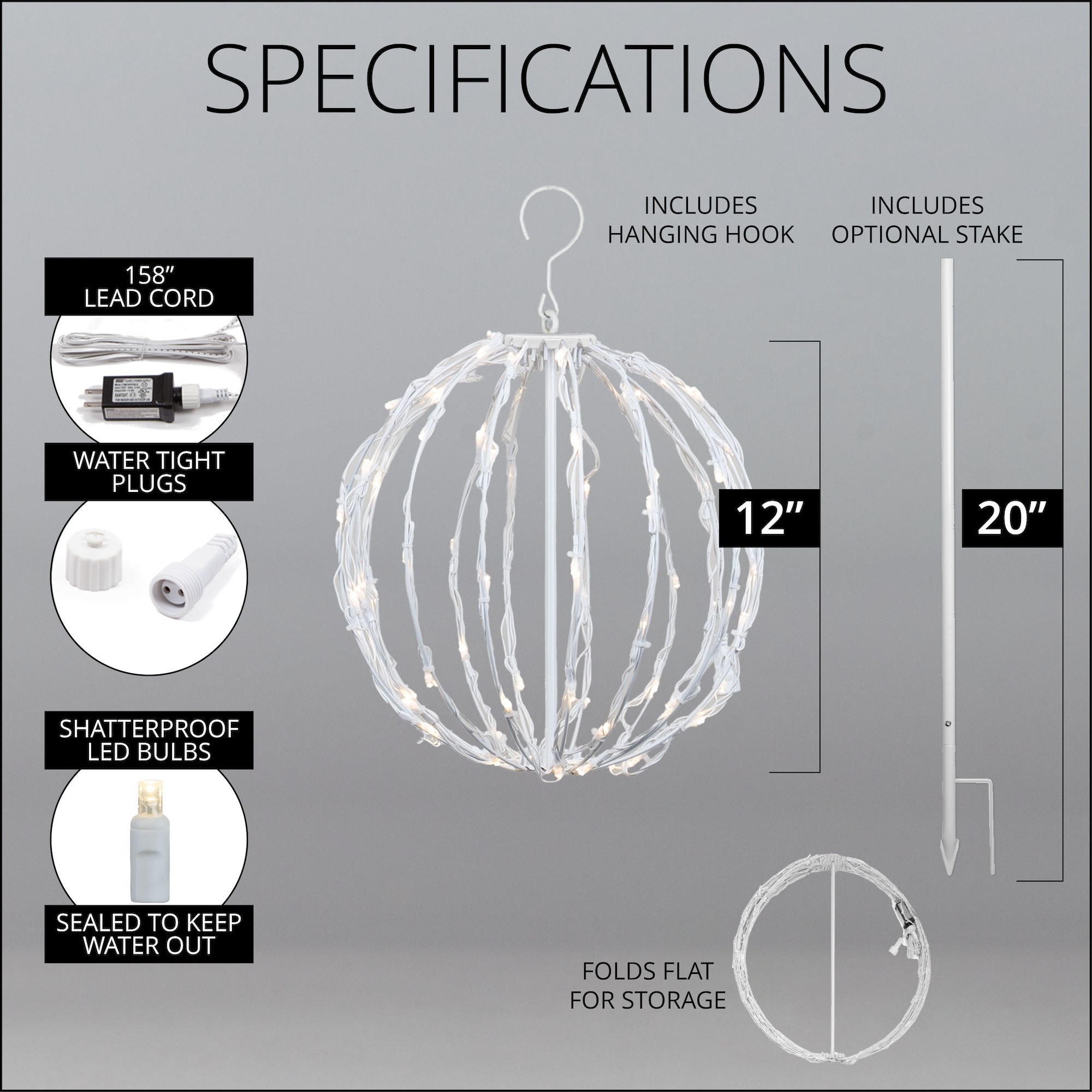Wintergreen Lighting 80453 Outdoor-Christmas-Decor - View #10