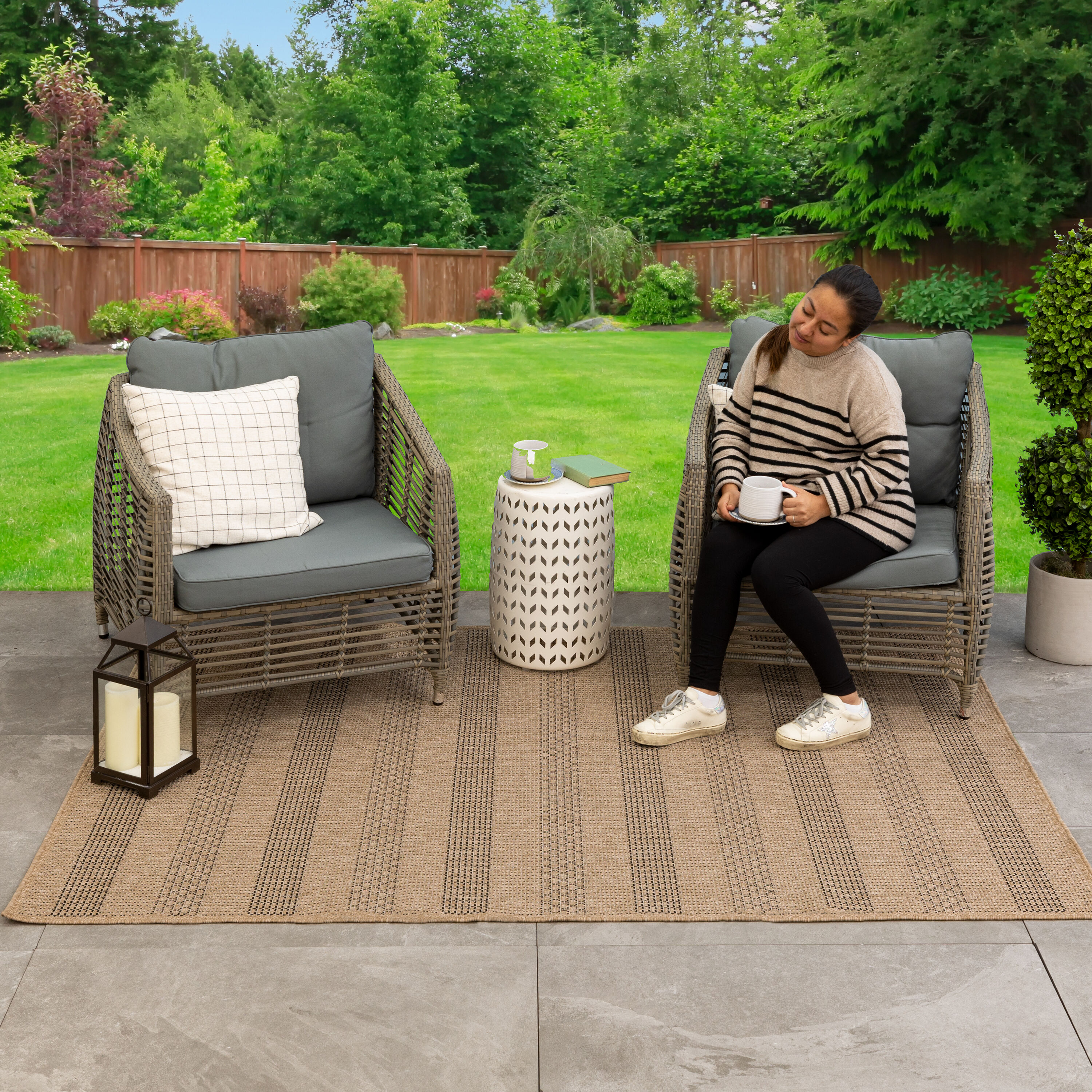 allen + roth with STAINMASTER R1346 101 078110 rugs - View #11