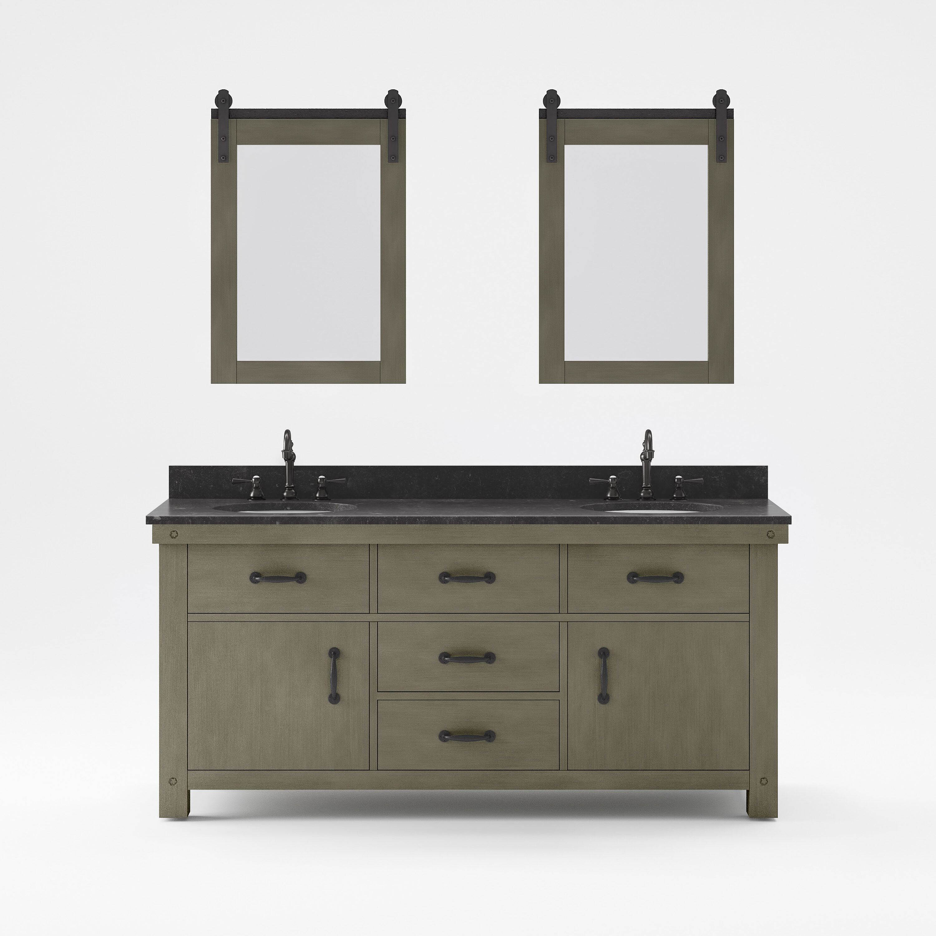 Water Creation AB72BL03GG-P24000000 Bath-Vanity-Combo - View #3