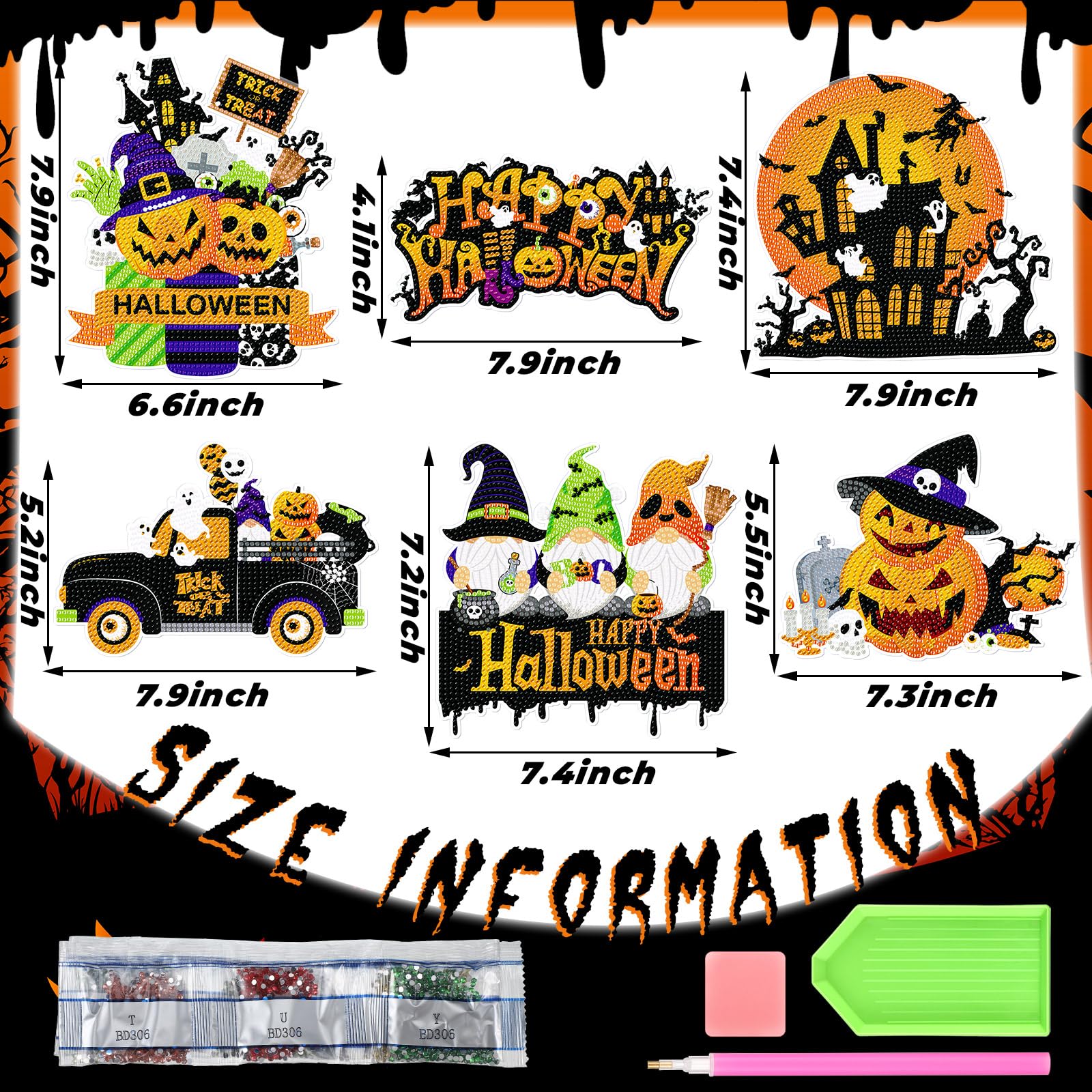 ZHLKING 885287528047 Table-Halloween-Decor - View #4