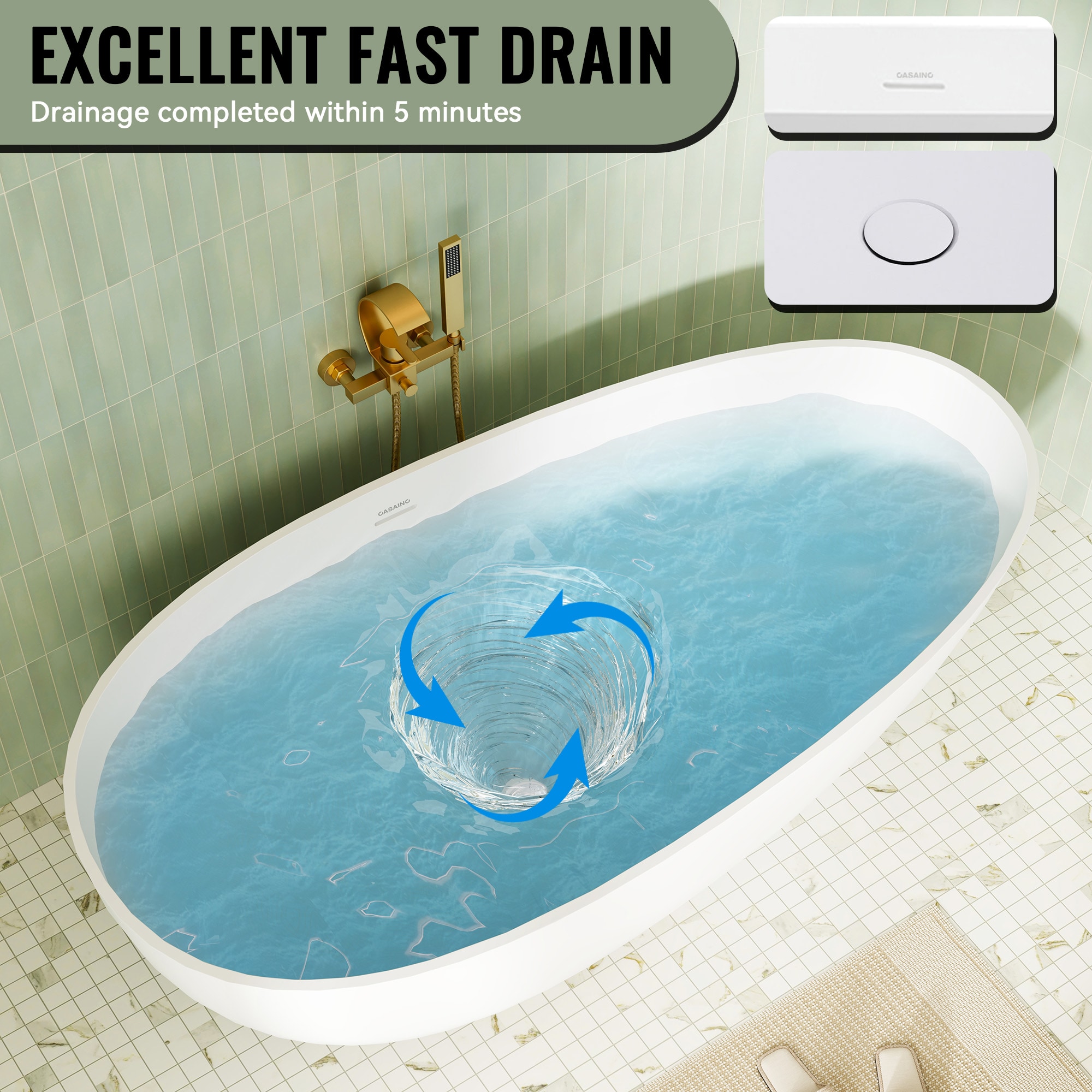 CASAINC CA-MJ39315 bathtubs - View #10