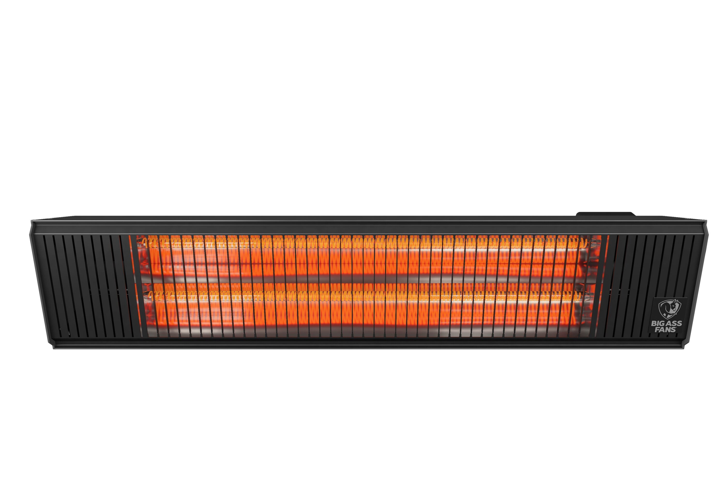 Big Ass Fans 20472 -BTU 5000 -W Wall-mount Black Aluminum Electric Patio Heater