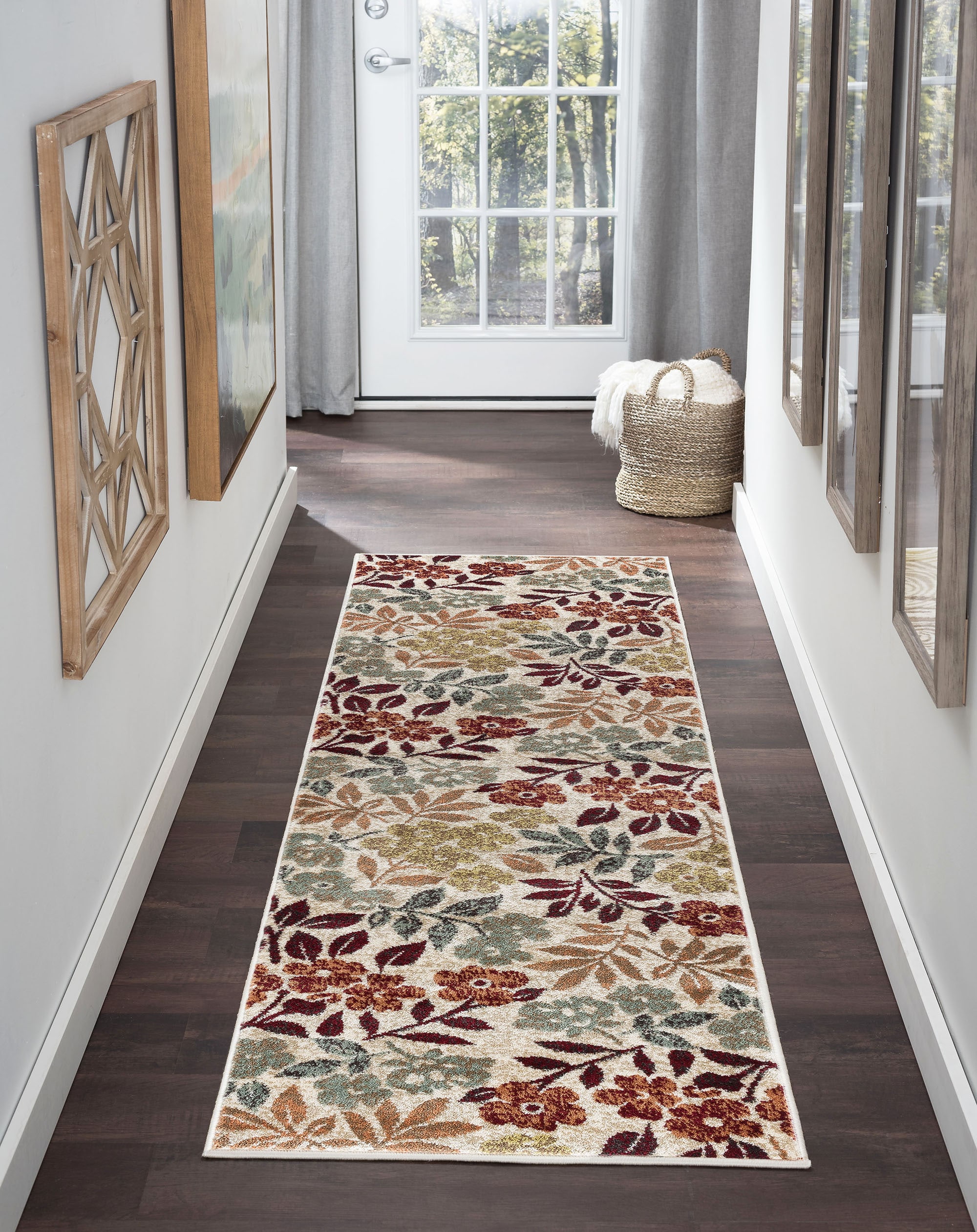 Tayse DCO1317 2X8 Deco 2 x 8 (ft) Loomed Polypropylene Cream Rectangular Indoor Runner rug