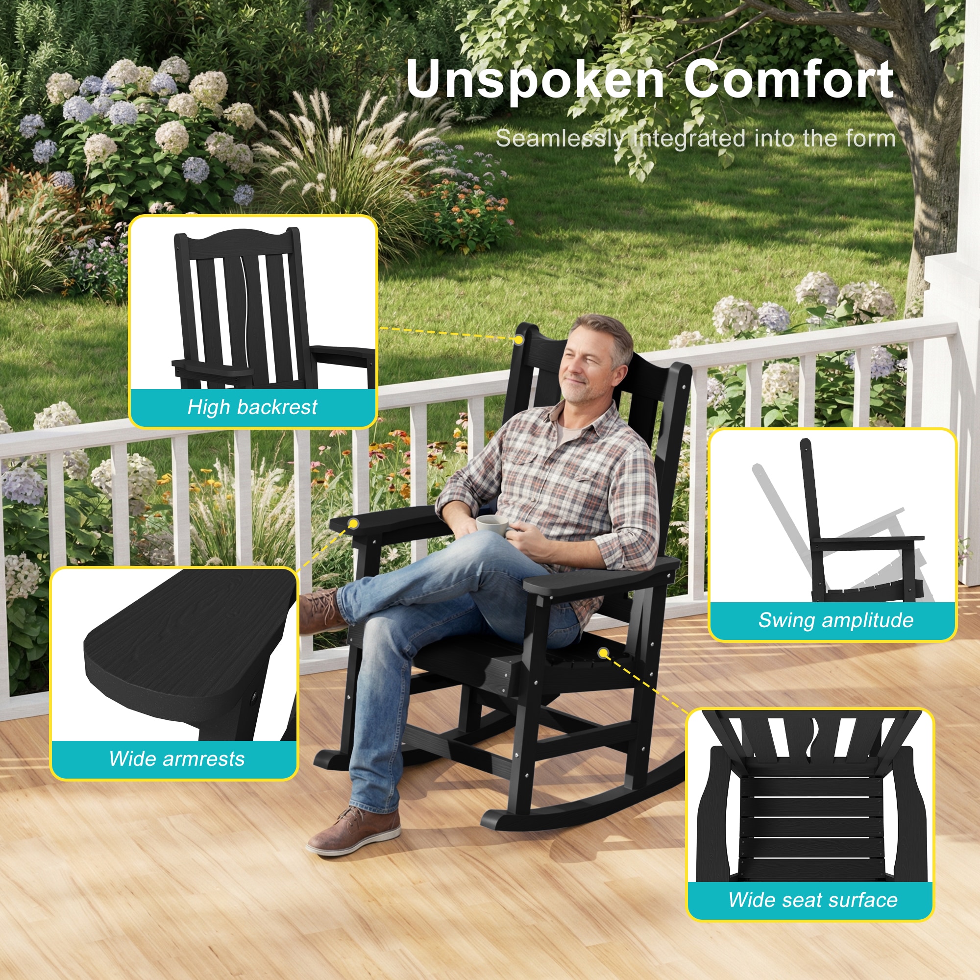 Livewood L-E-2TS-67BK Patio-Chairs - View #5